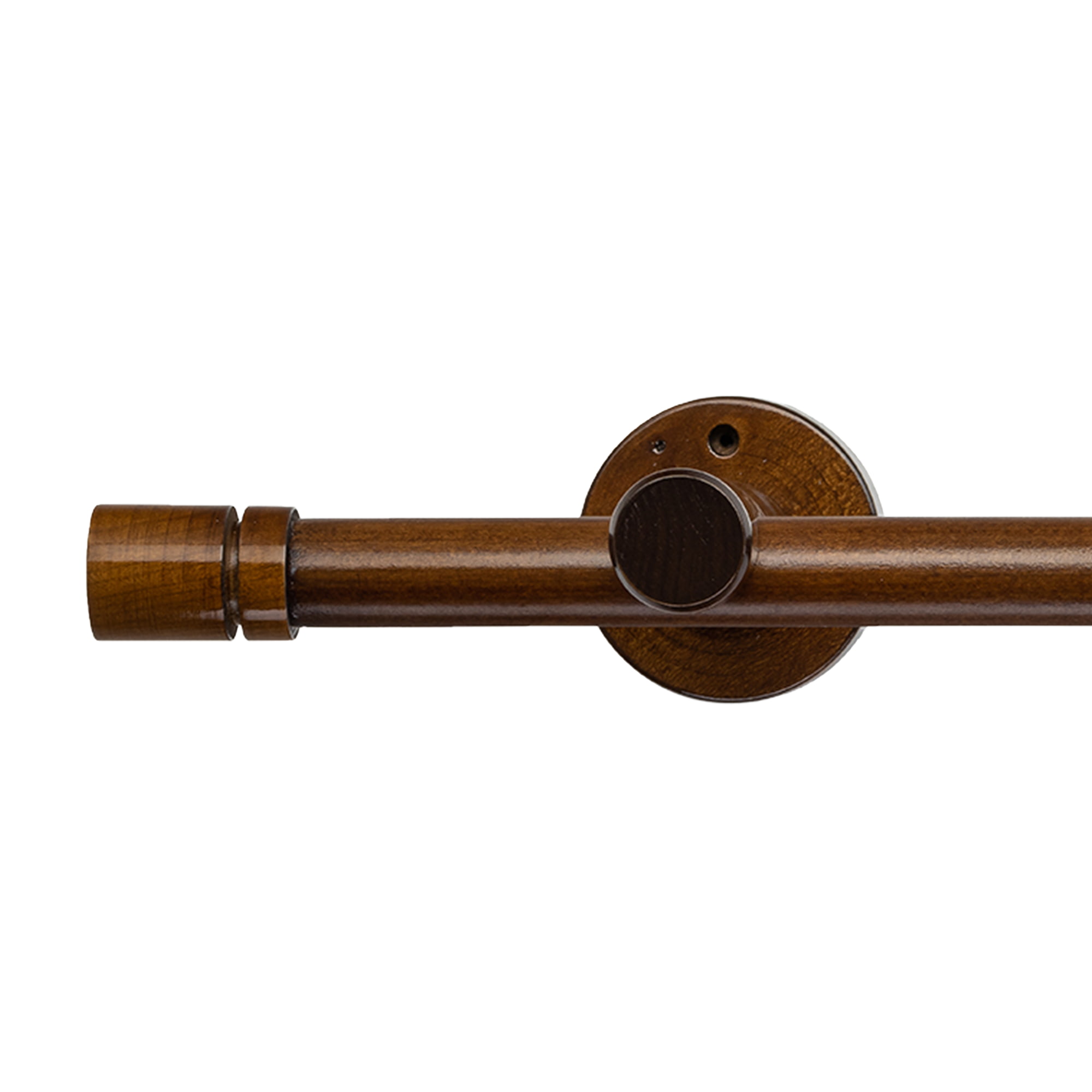 Cilindrikus egy alumíniumsínes fa rúdkarnis nuc Cilindrikus egy alumíniumsínes fa rúdkarnis Dió