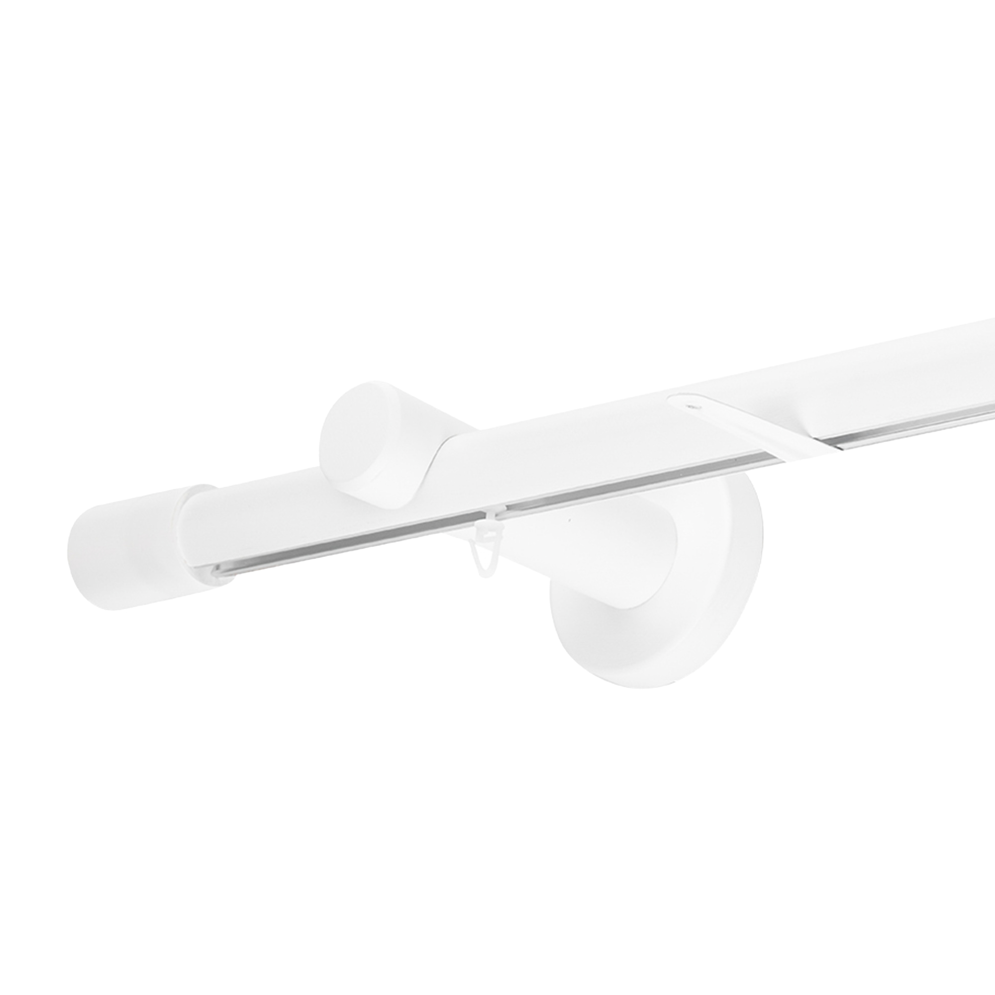 Luna egy alumíniumsínes fa rúdkarnis alb Luna egy alumíniumsínes fa rúdkarnis Fehér