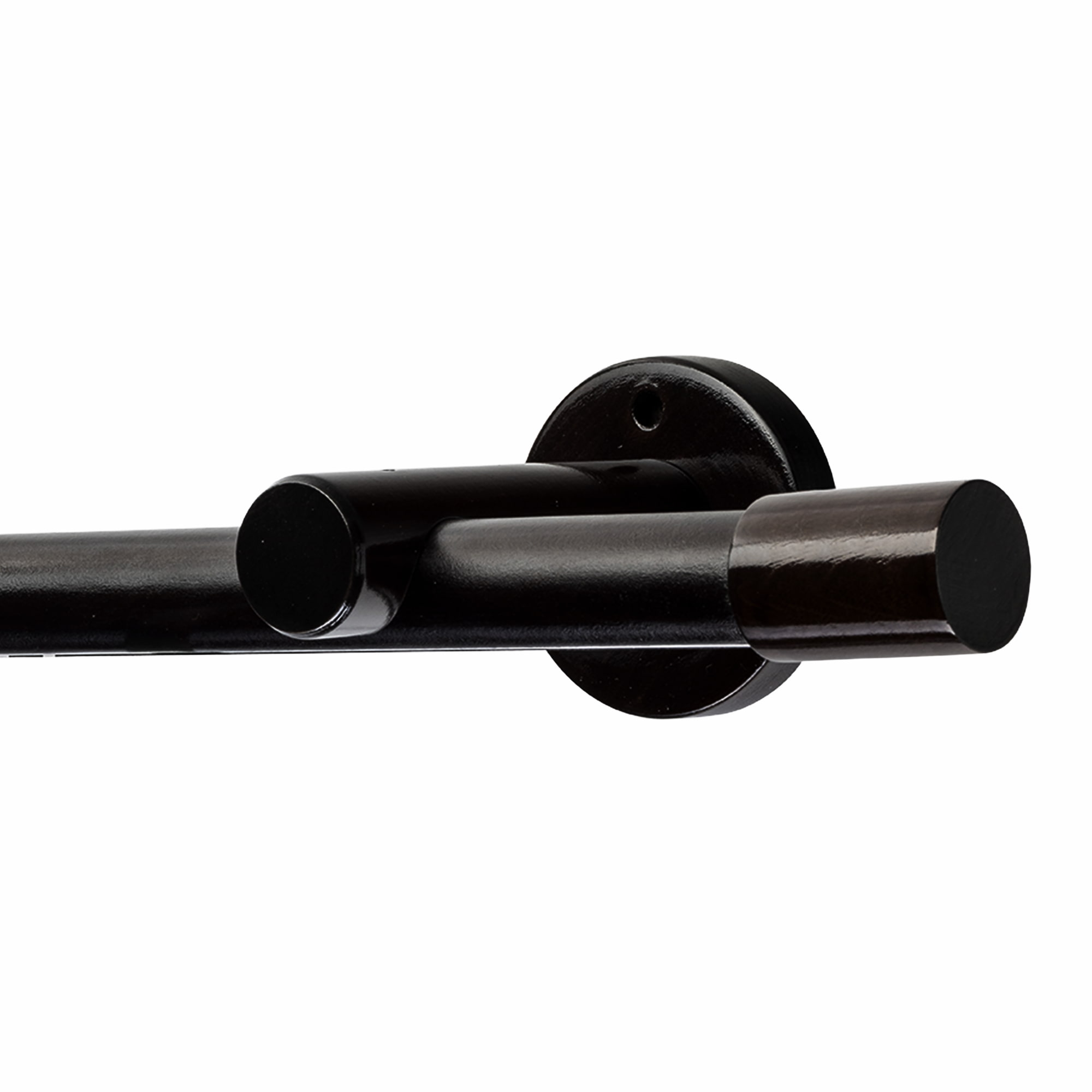 Luna egy alumíniumsínes fa rúdkarnis negru Luna egy alumíniumsínes fa rúdkarnis Fekete