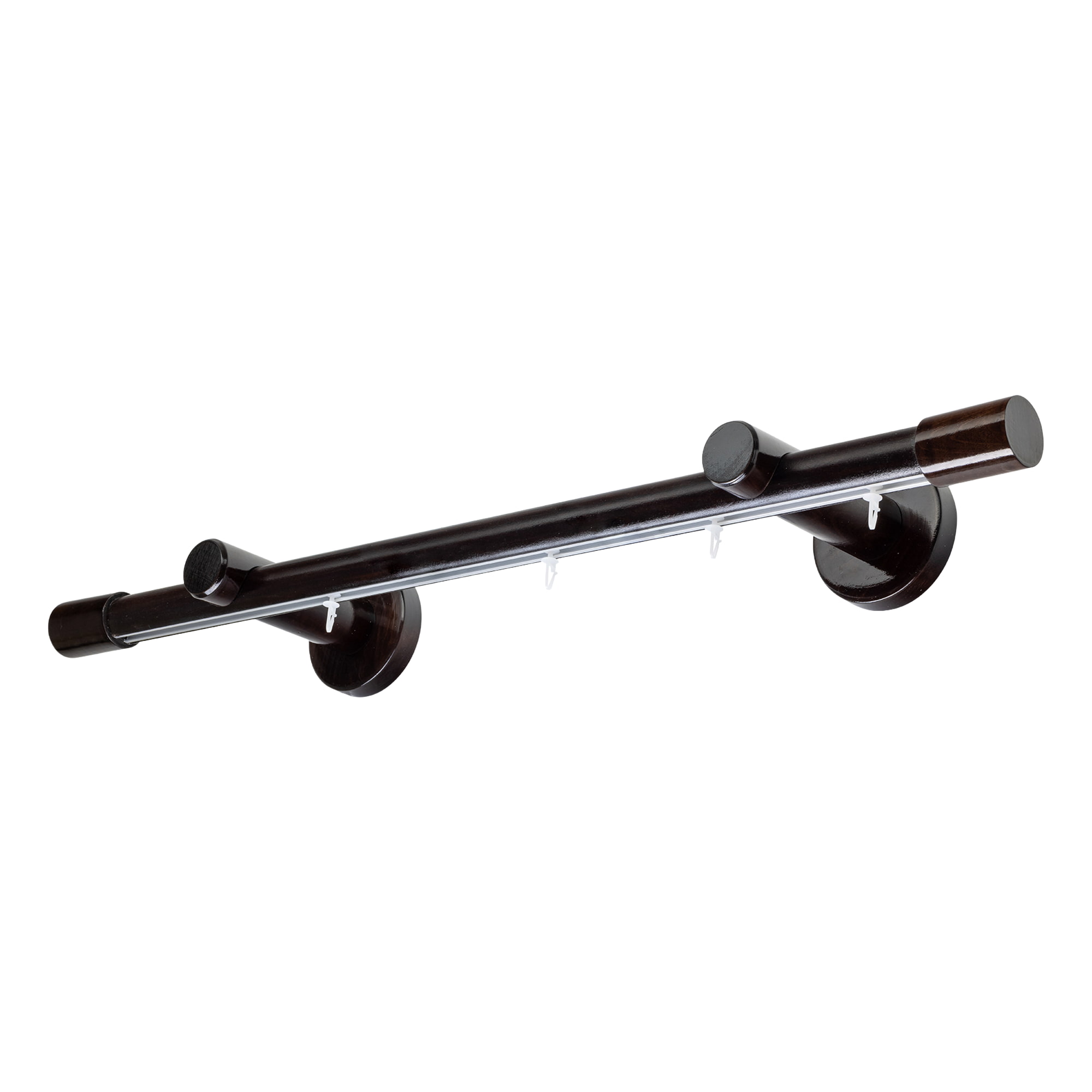 Luna egy alumíniumsínes fa rúdkarnis wenge Luna egy alumíniumsínes fa rúdkarnis Wenge