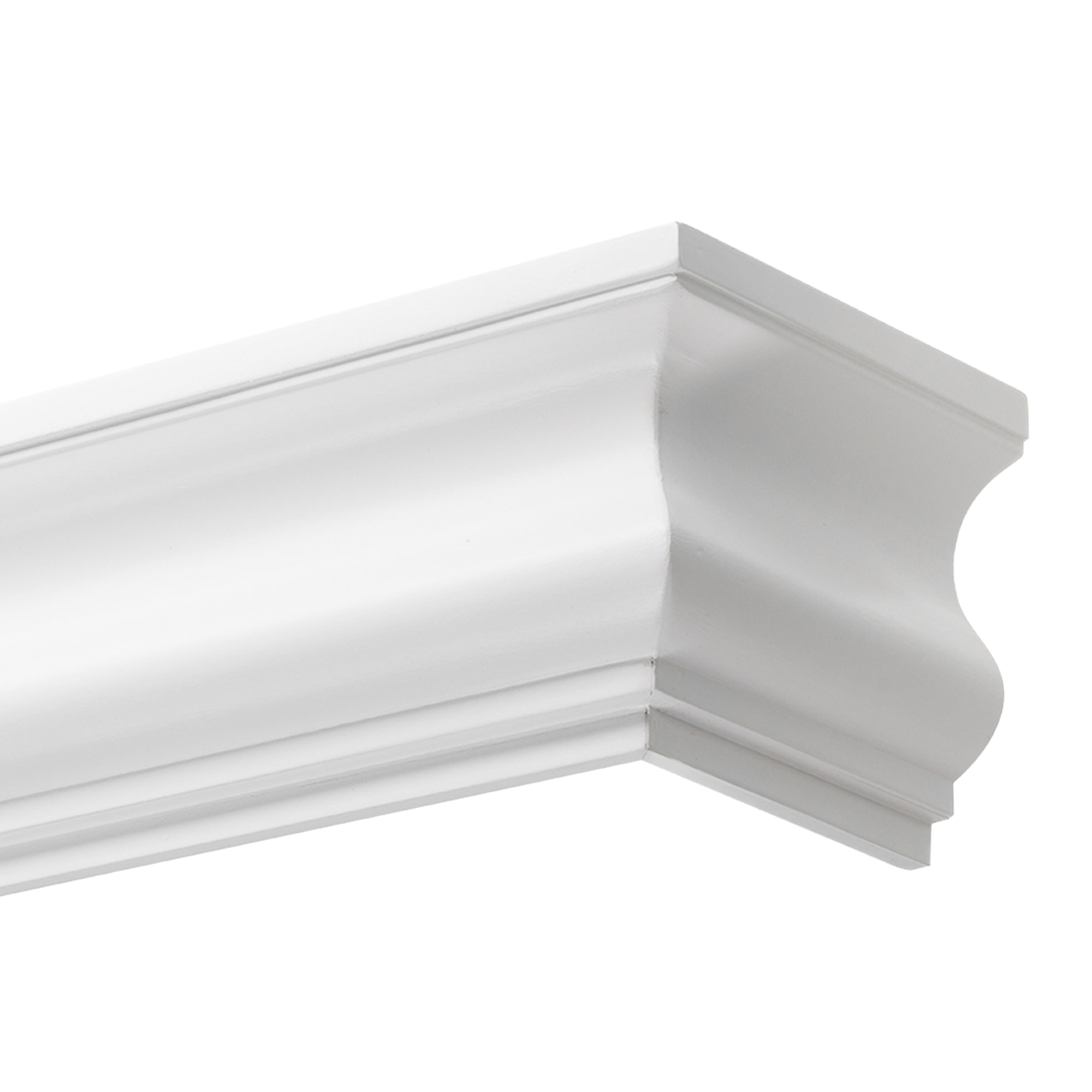 Athéna fa előlapos függönykarnis alb Athéna fa előlapos függönykarnis Fehér