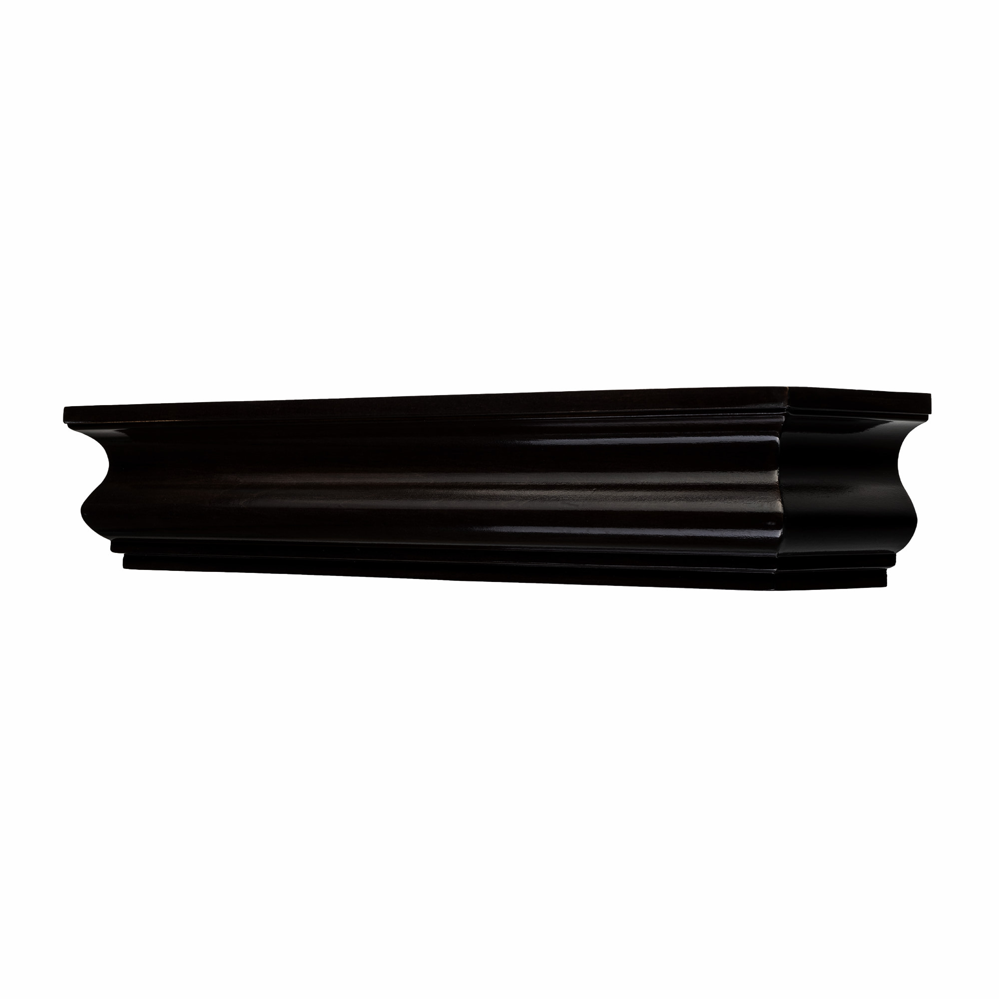 Athéna fa előlapos függönykarnis negru Athéna fa előlapos függönykarnis Fekete