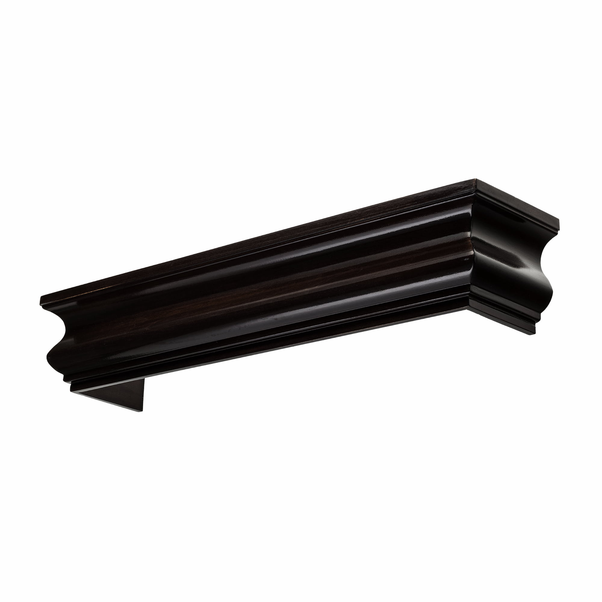 Athéna fa előlapos függönykarnis negru Athéna fa előlapos függönykarnis Fekete