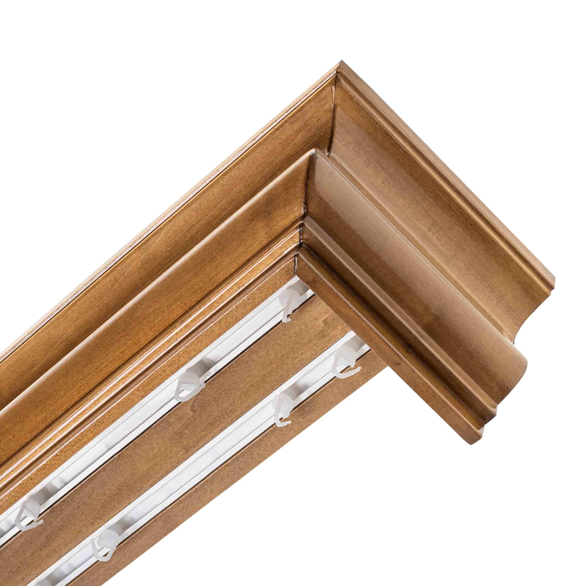 Athéna fa előlapos függönykarnis stejar Athéna fa előlapos függönykarnis Tölgy