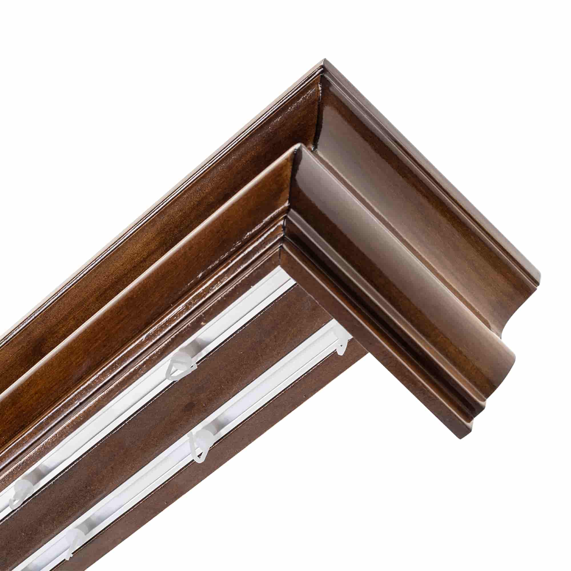 Athéna fa előlapos függönykarnis nuc Athéna fa előlapos függönykarnis Dió