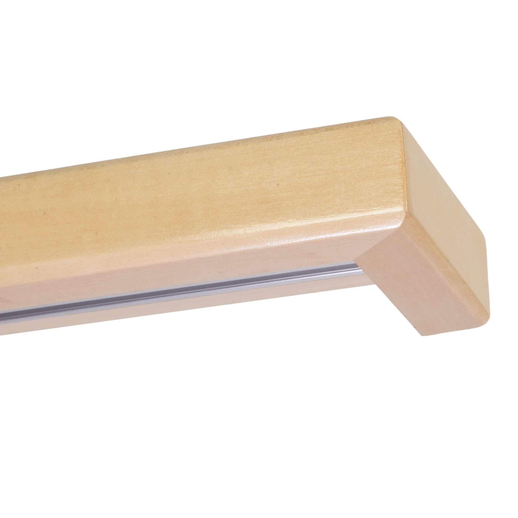 Négyzet kétsoros fa előlapos sín natur Négyzet kétsoros fa előlapos sín Natúr