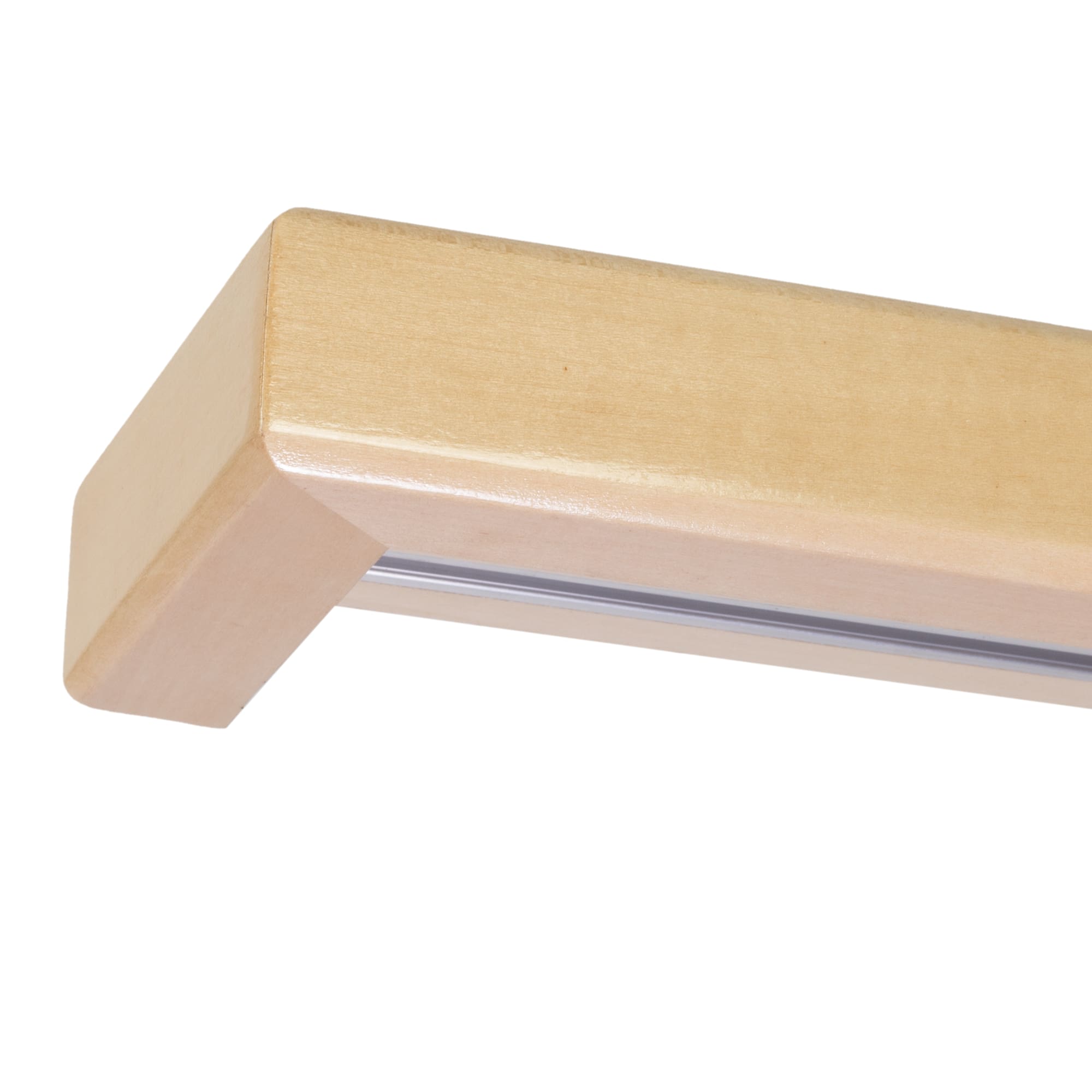 Négyzet kétsoros fa előlapos sín natur Négyzet kétsoros fa előlapos sín Natúr