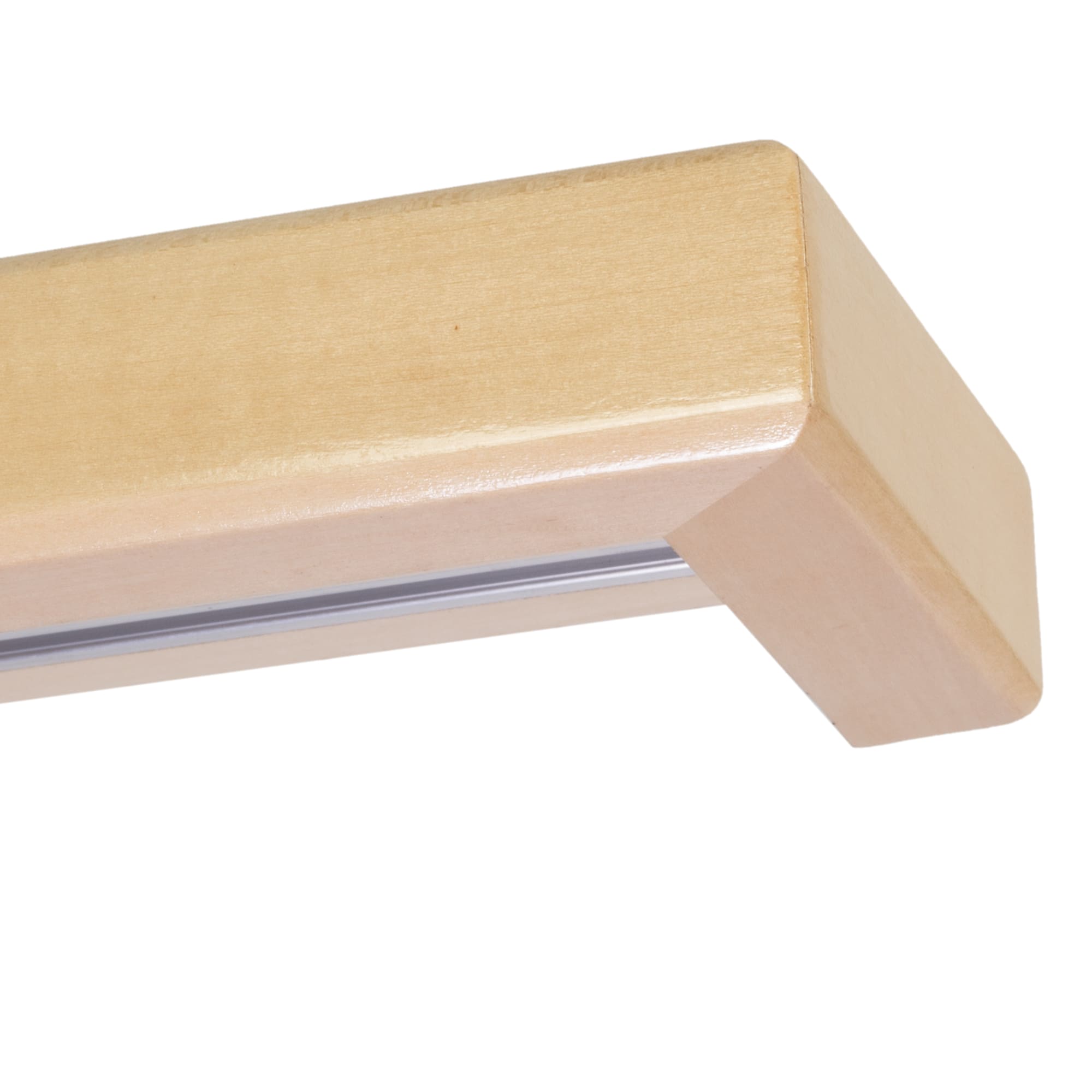 Négyzet kétsoros fa előlapos sín natur Négyzet kétsoros fa előlapos sín Natúr