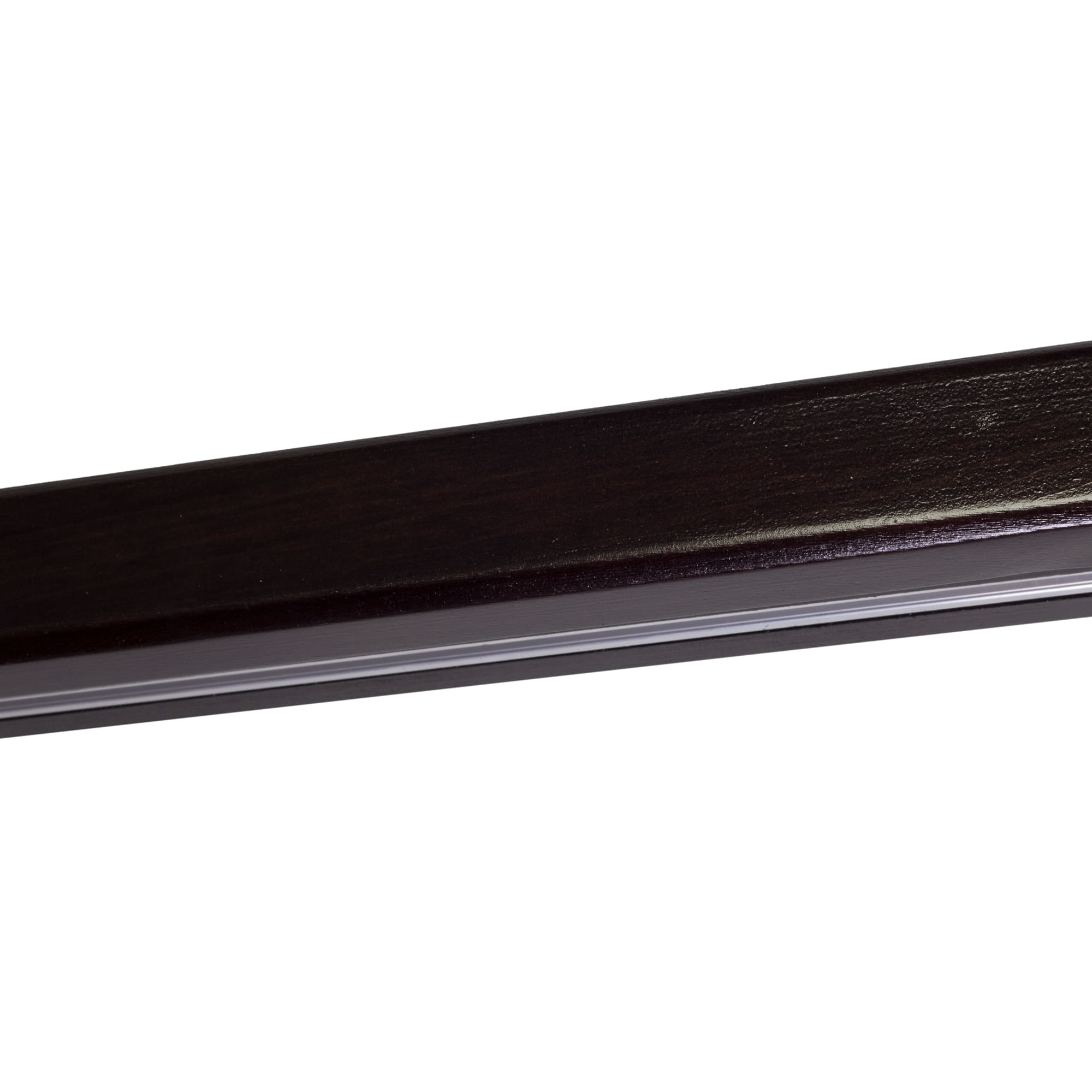 Négyzet kétsoros fa előlapos sín wenge Négyzet kétsoros fa előlapos sín Wenge