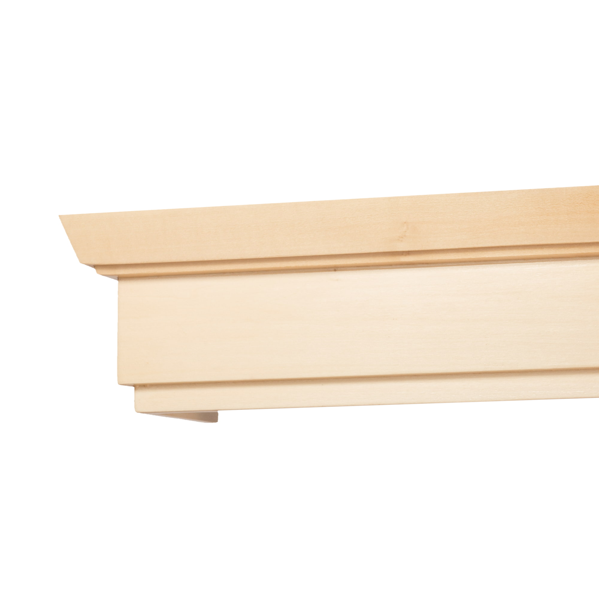 Konik fa előlapos függönykarnis natur Konik fa előlapos függönykarnis Natúr