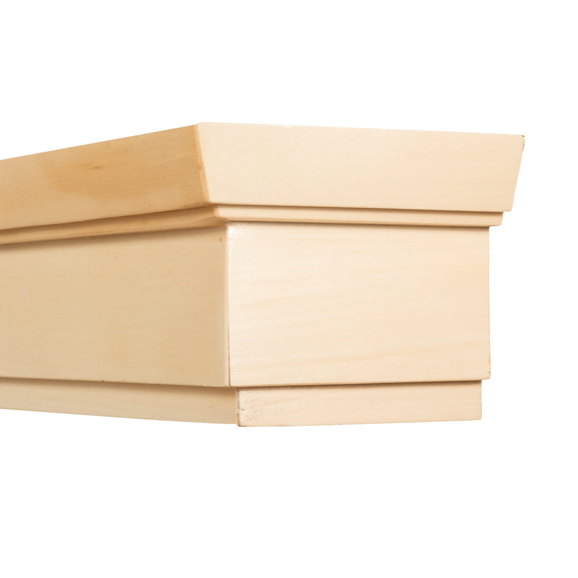 Konik fa előlapos függönykarnis natur Konik fa előlapos függönykarnis Natúr