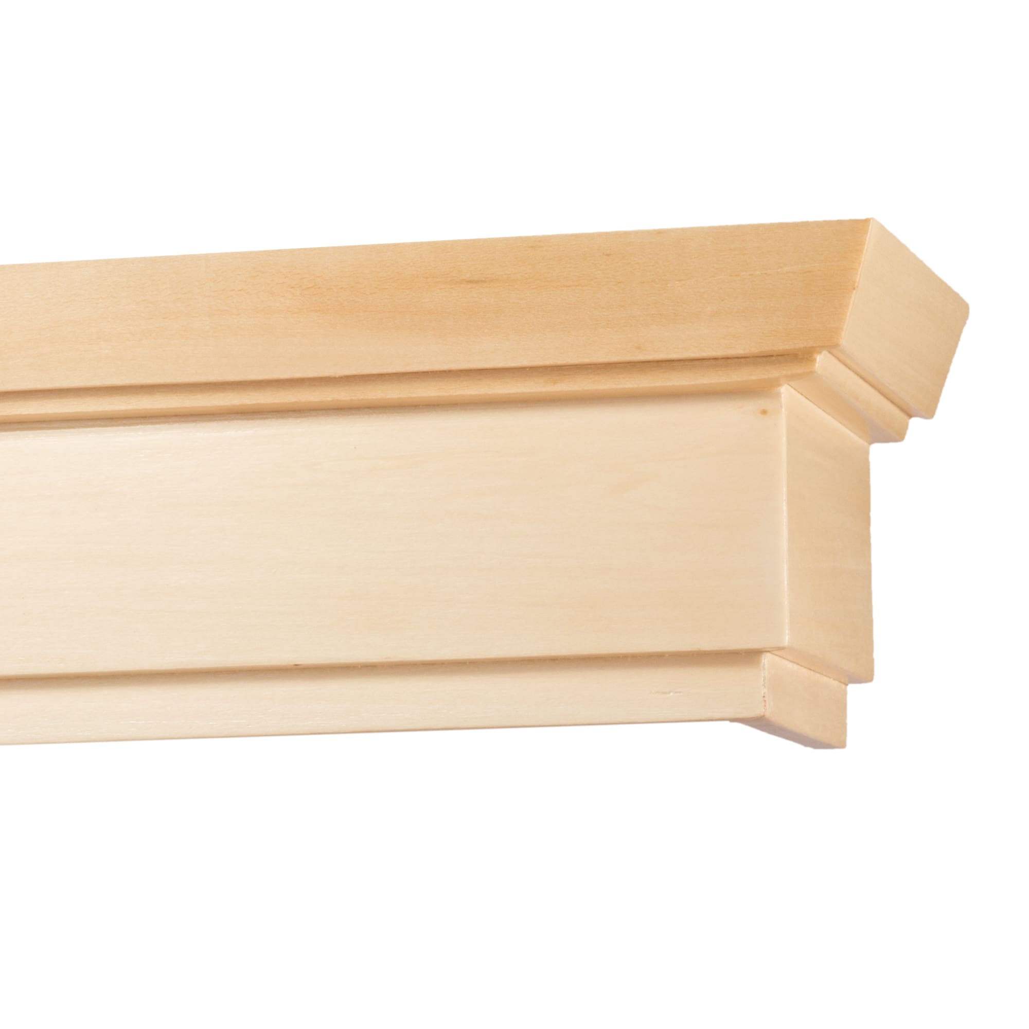 Konik fa előlapos függönykarnis natur Konik fa előlapos függönykarnis Natúr