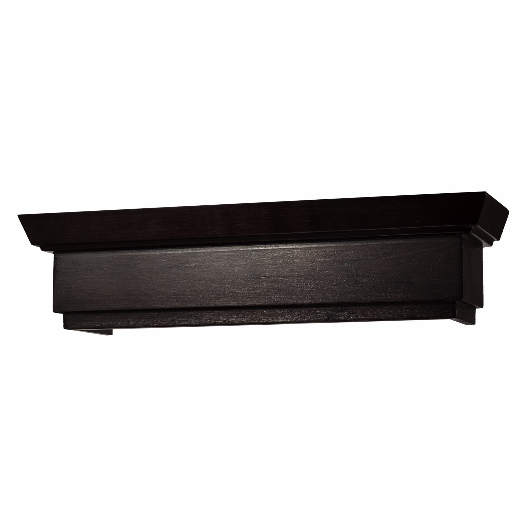 Konik fa előlapos függönykarnis negru Konik fa előlapos függönykarnis Fekete