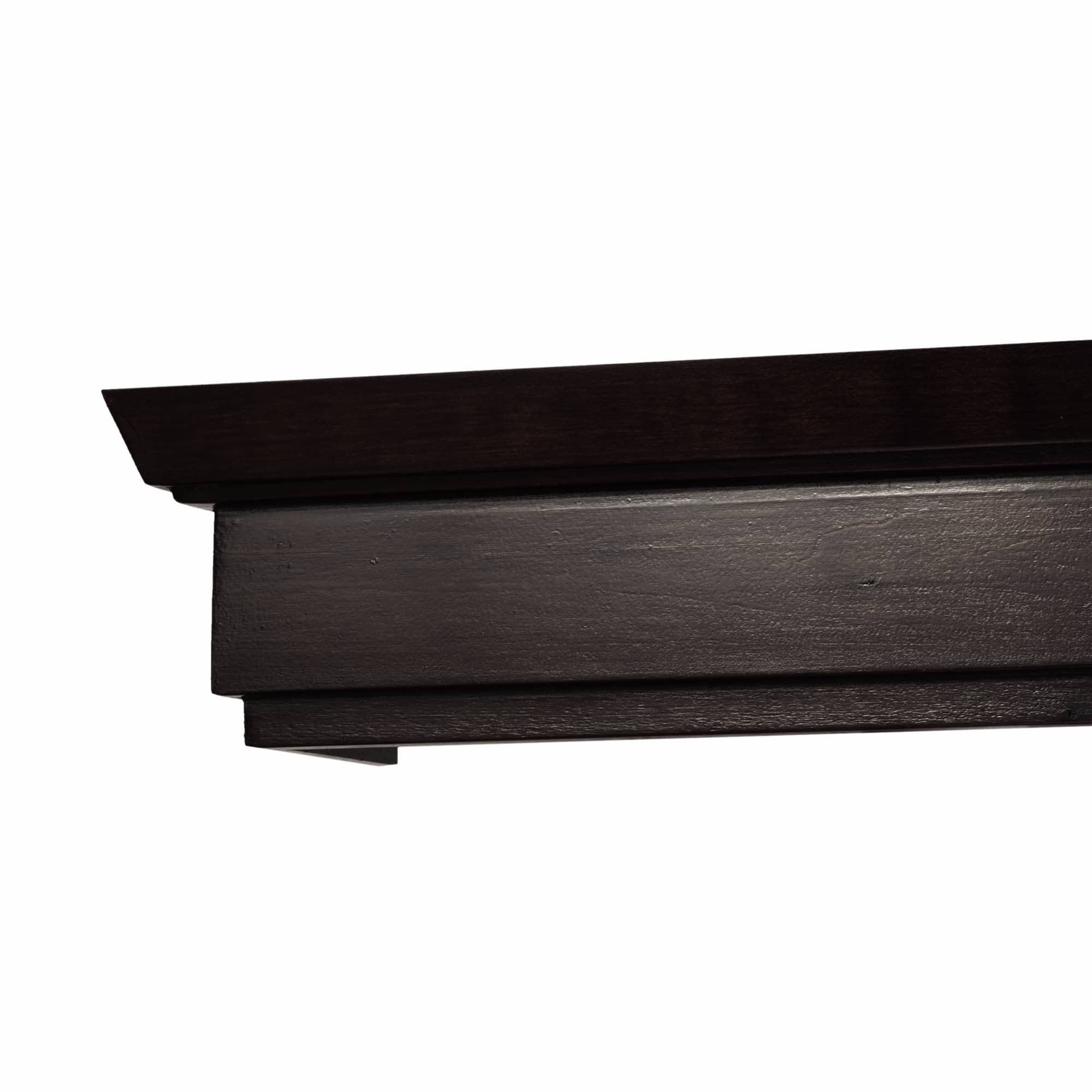 Konik fa előlapos függönykarnis negru Konik fa előlapos függönykarnis Fekete