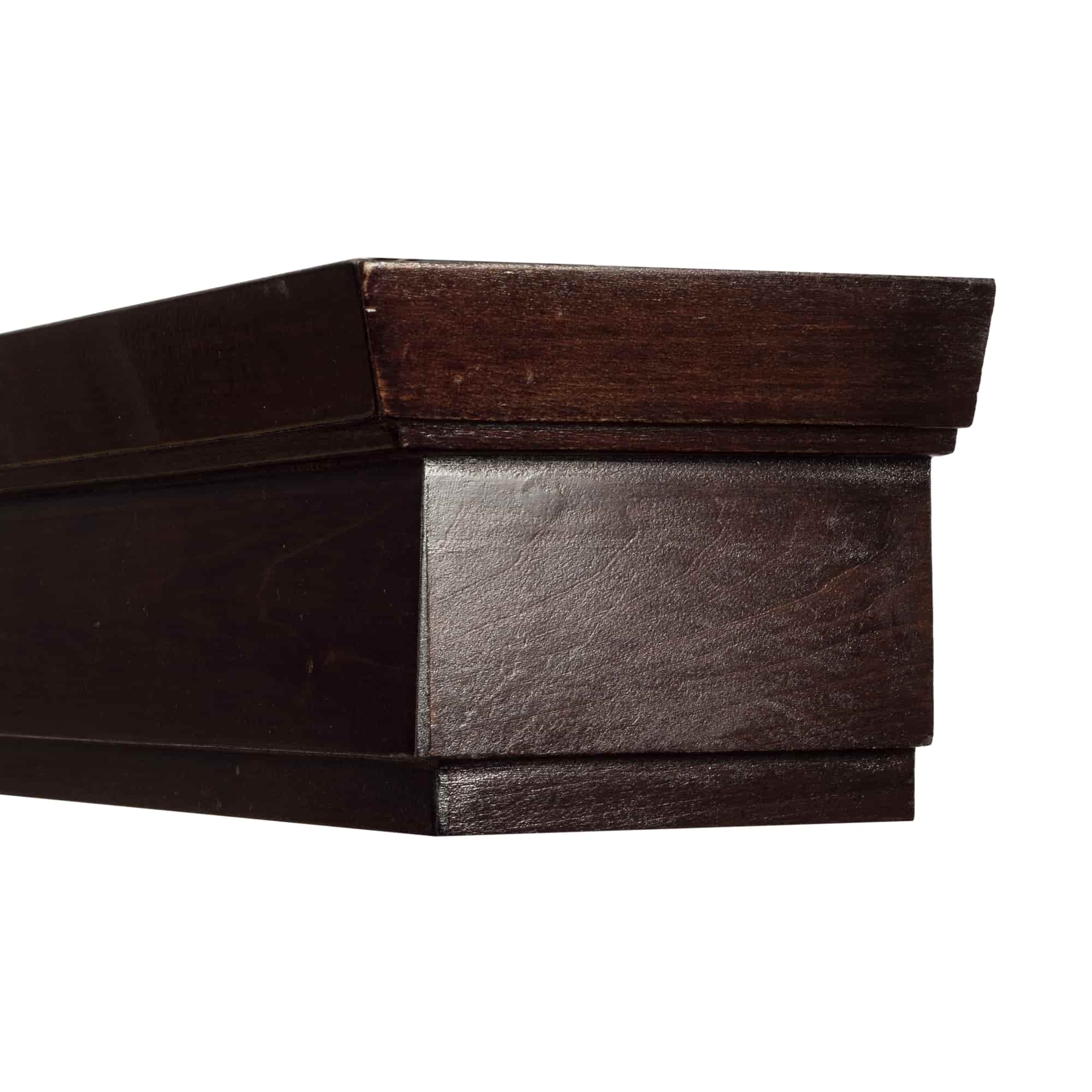 Konik fa előlapos függönykarnis wenge Konik fa előlapos függönykarnis Wenge