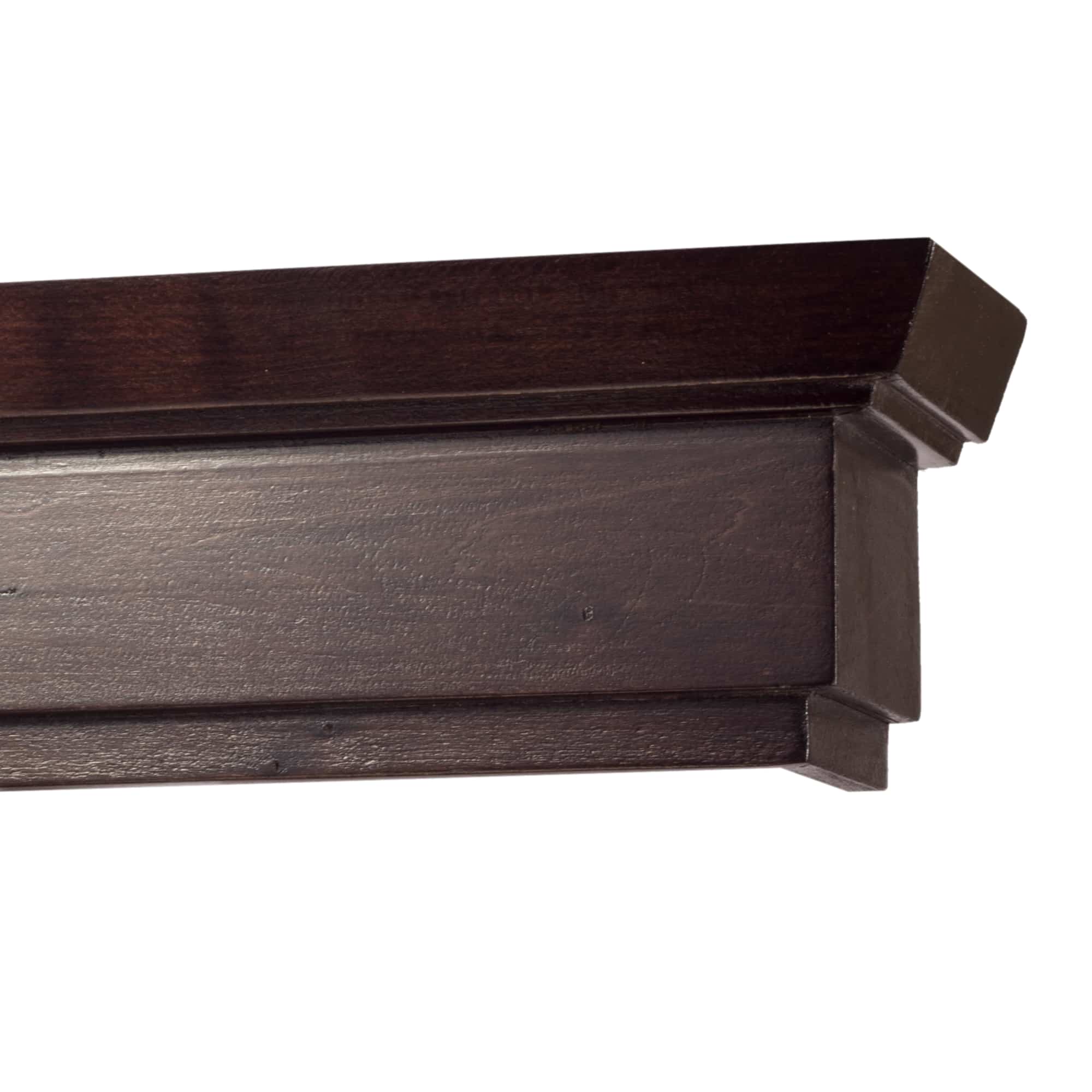 Konik fa előlapos függönykarnis wenge Konik fa előlapos függönykarnis Wenge