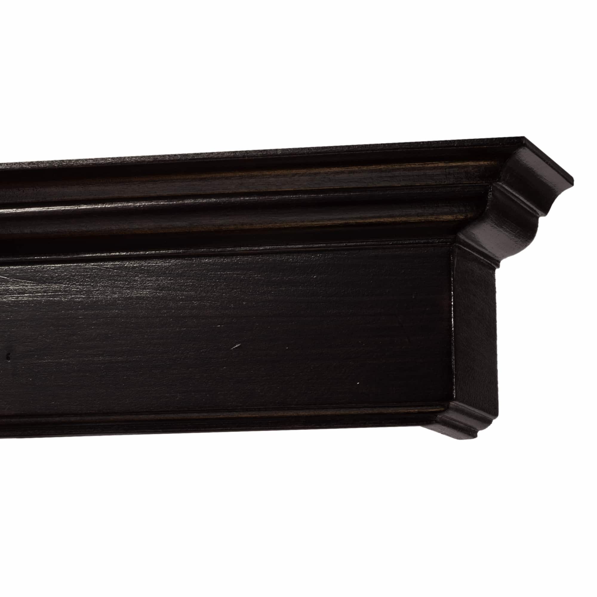 Klasszikus Filip fa előlapos függönykarnis negru Klasszikus Filip fa előlapos függönykarnis Fekete