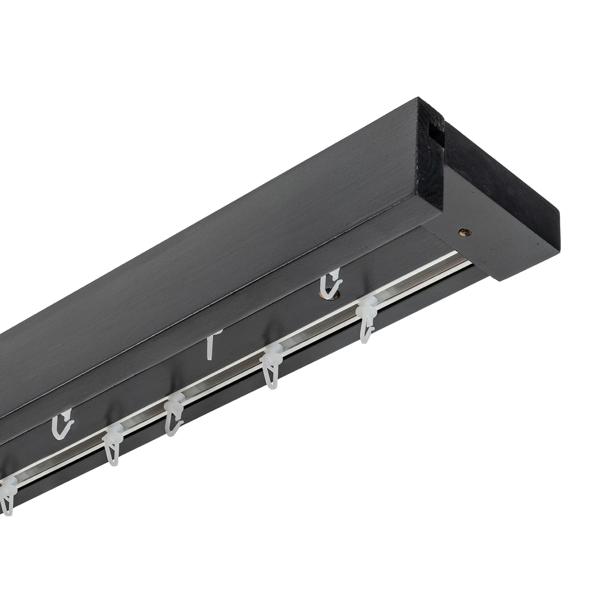 Kétsoros Travetto fa előlapos sín negru Kétsoros Travetto fa előlapos sín Fekete