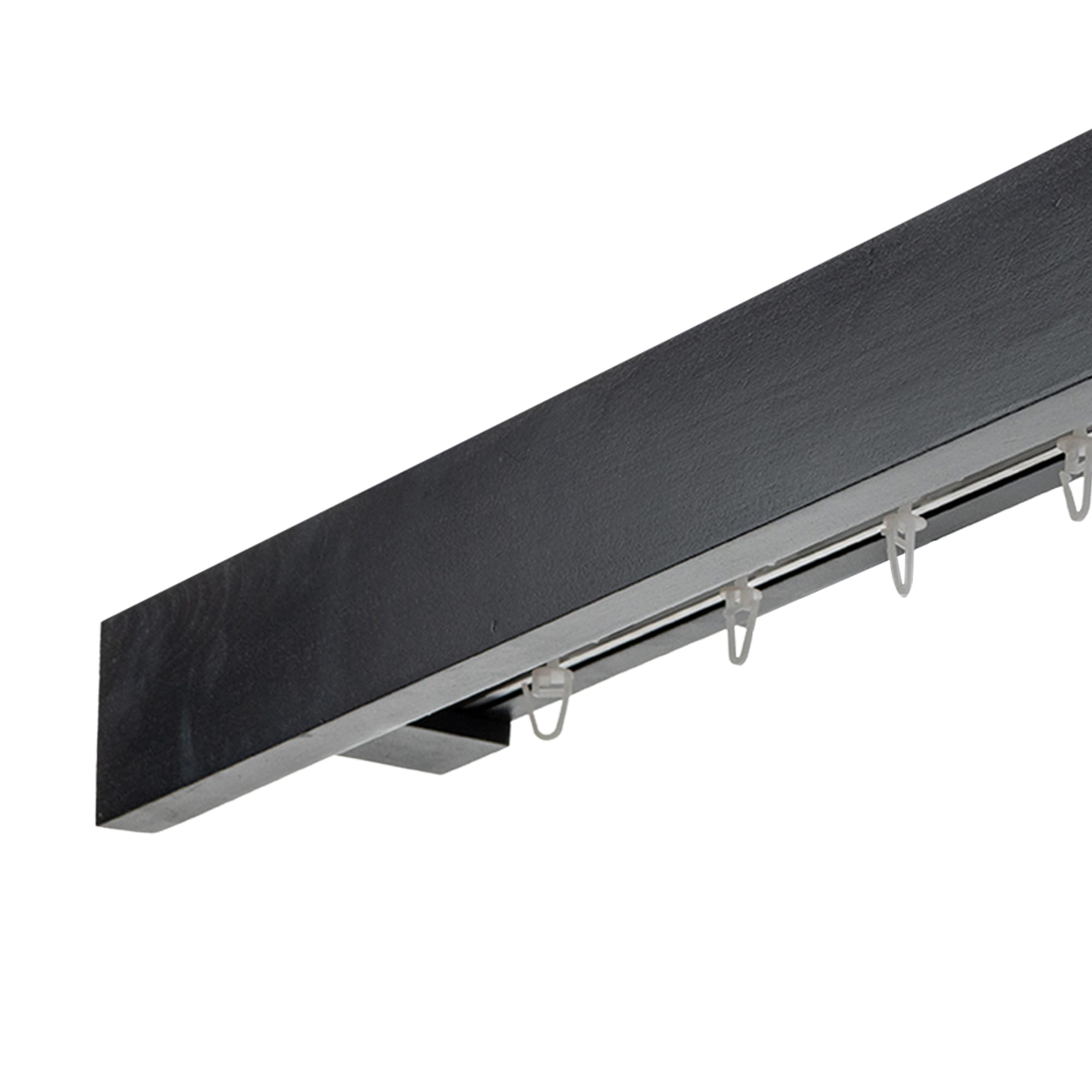 Kétsoros Travetto fa előlapos sín negru Kétsoros Travetto fa előlapos sín Fekete