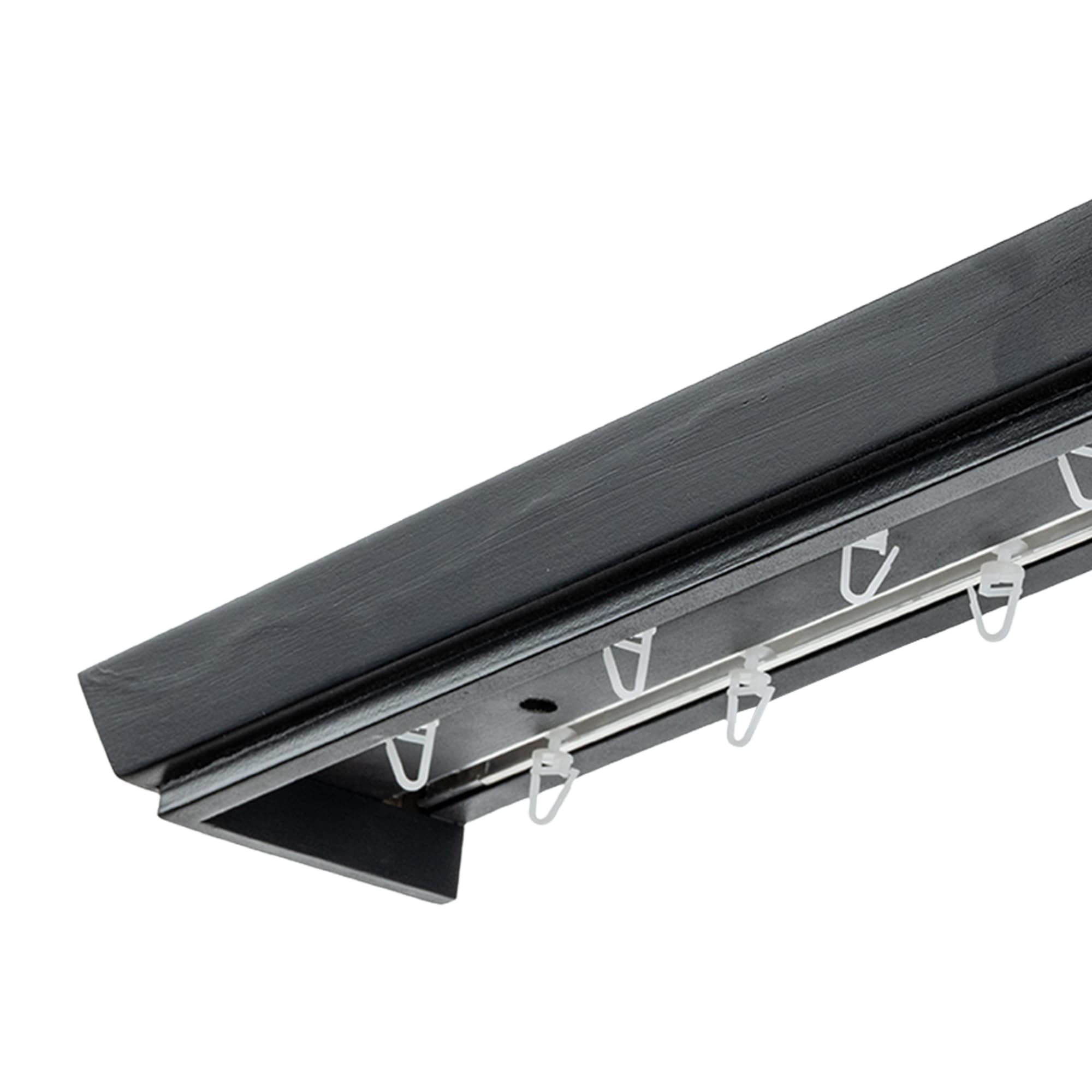 Konik kétsoros fa előlapos sín negru Konik kétsoros fa előlapos sín Fekete