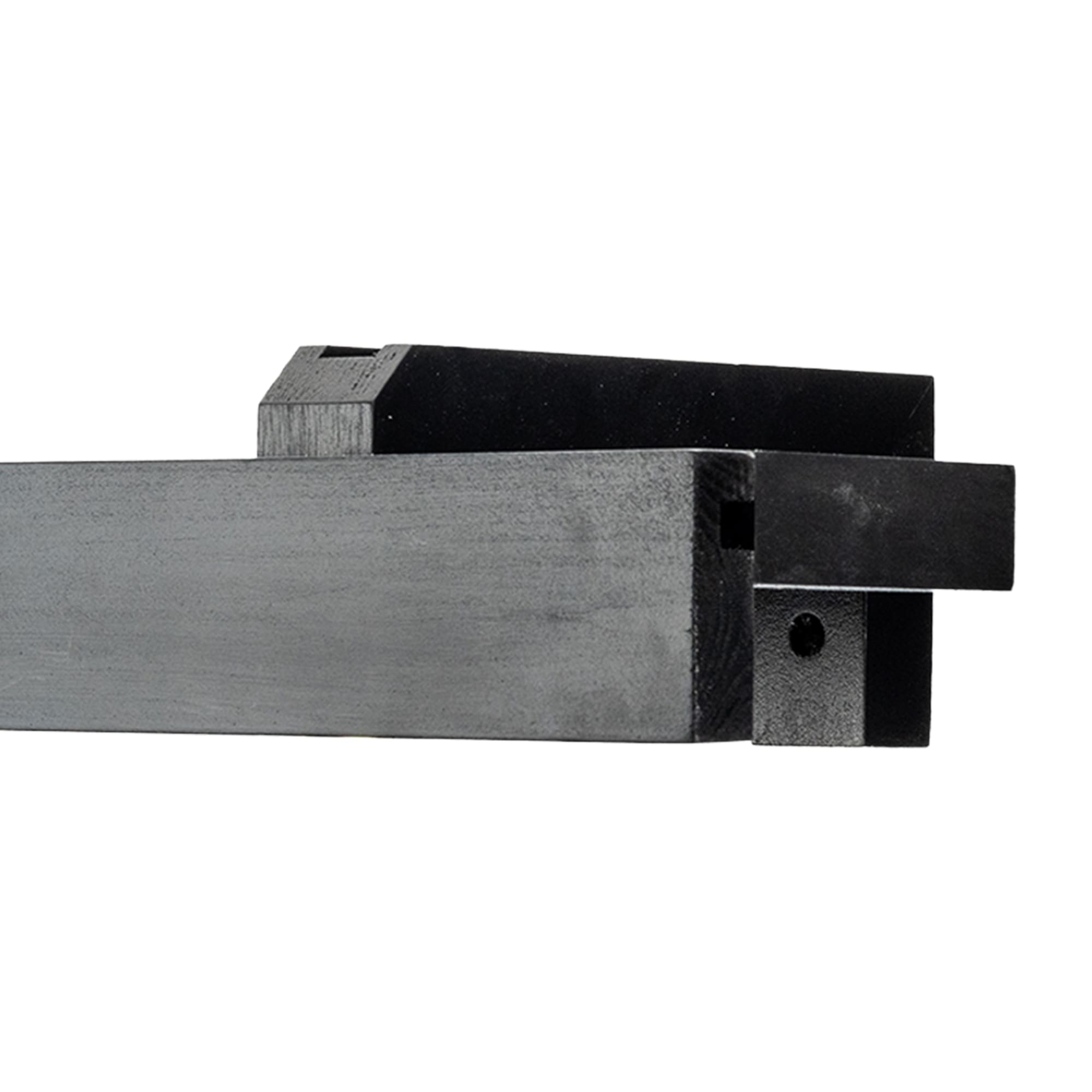 Kétsoros Travetto fa előlapos sín negru Kétsoros Travetto fa előlapos sín Fekete