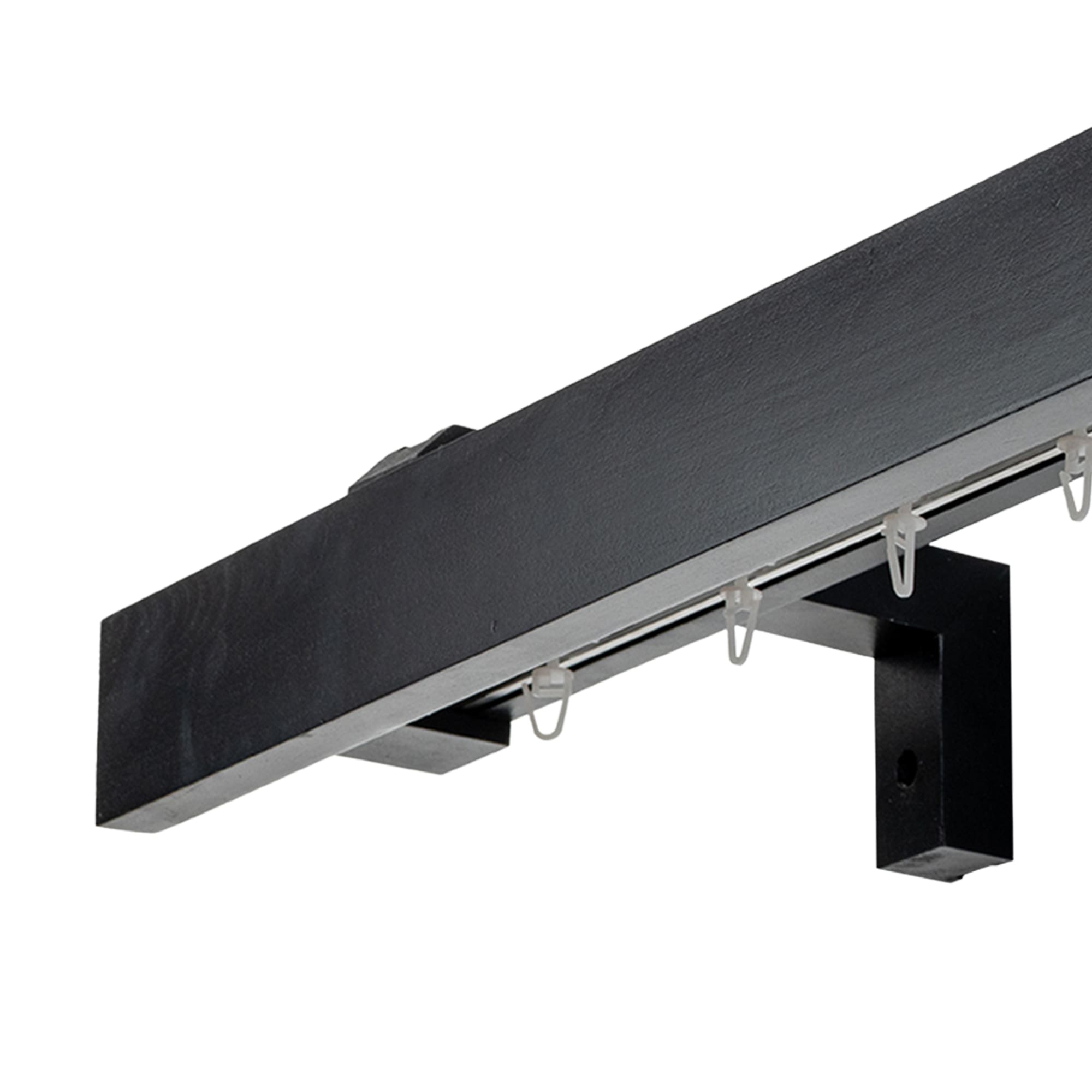 Kétsoros Travetto fa előlapos sín negru Kétsoros Travetto fa előlapos sín Fekete