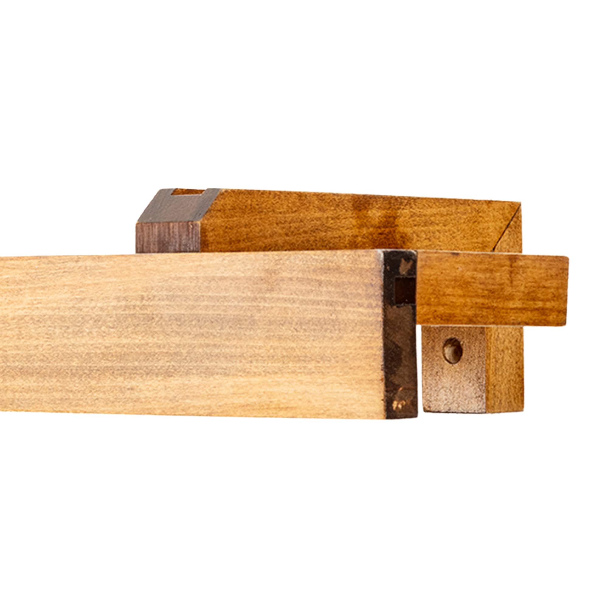 Kétsoros Travetto fa előlapos sín stejar_auriu Kétsoros Travetto fa előlapos sín Stejar_auriu