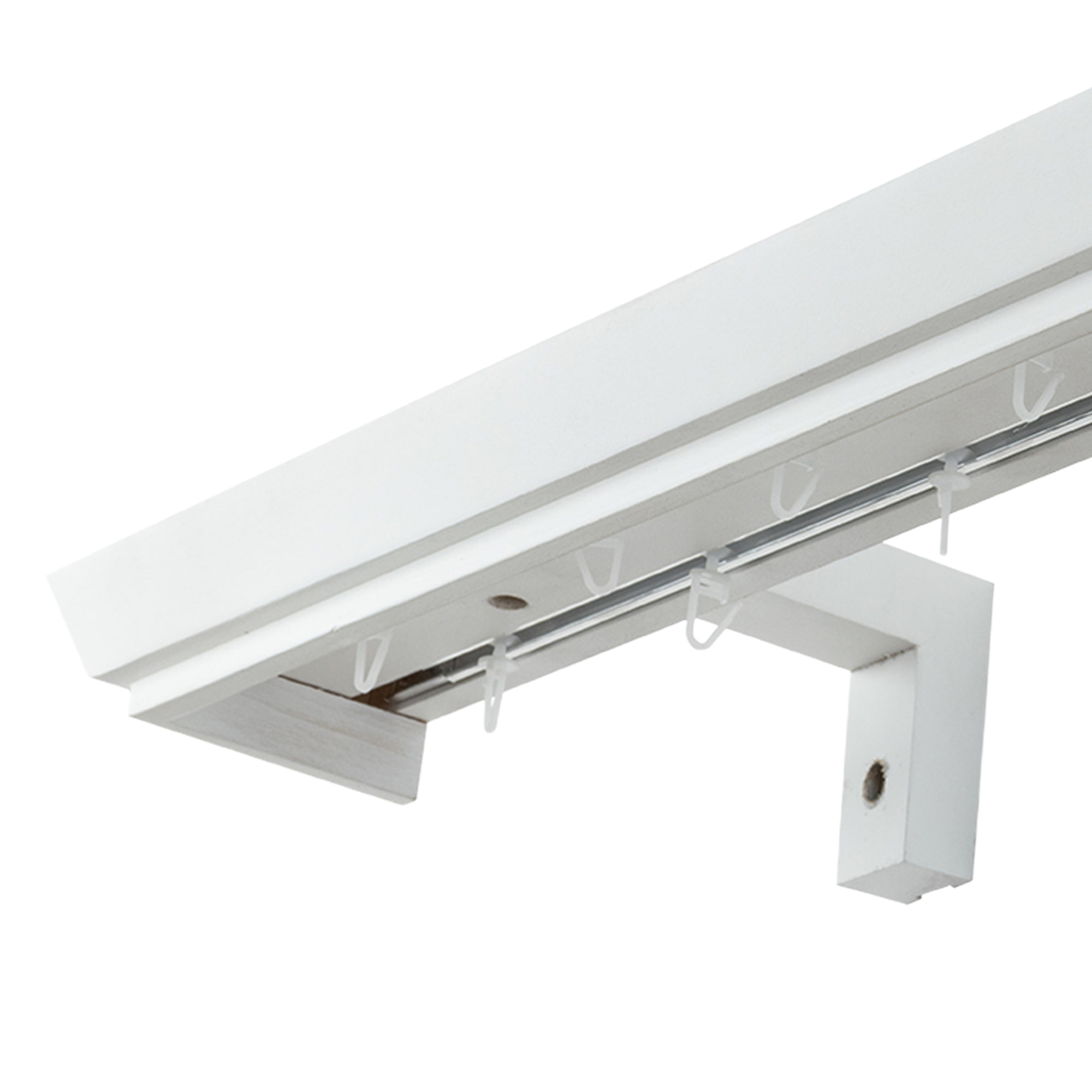 Konik kétsoros fa előlapos sín alb Konik kétsoros fa előlapos sín Fehér