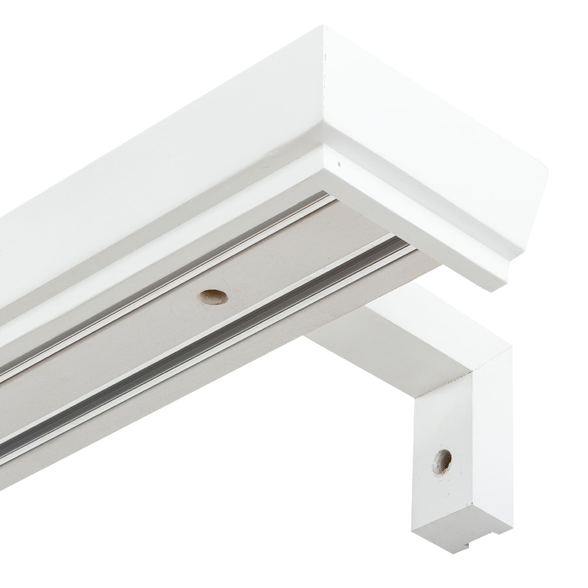 Konik kétsoros fa előlapos sín alb Konik kétsoros fa előlapos sín Fehér