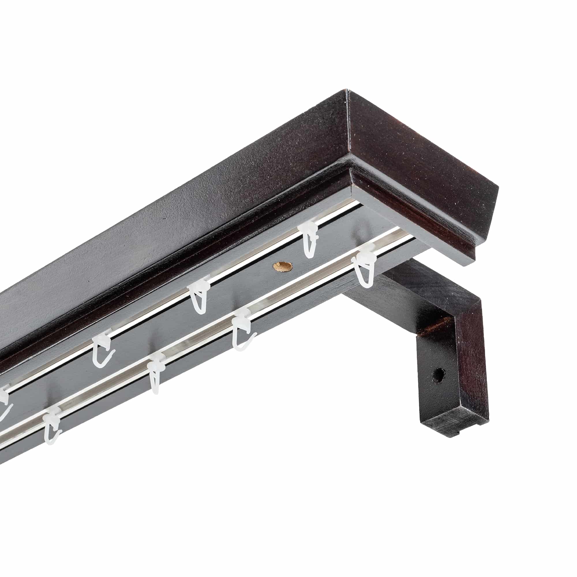 Konik kétsoros fa előlapos sín wenge Konik kétsoros fa előlapos sín Wenge