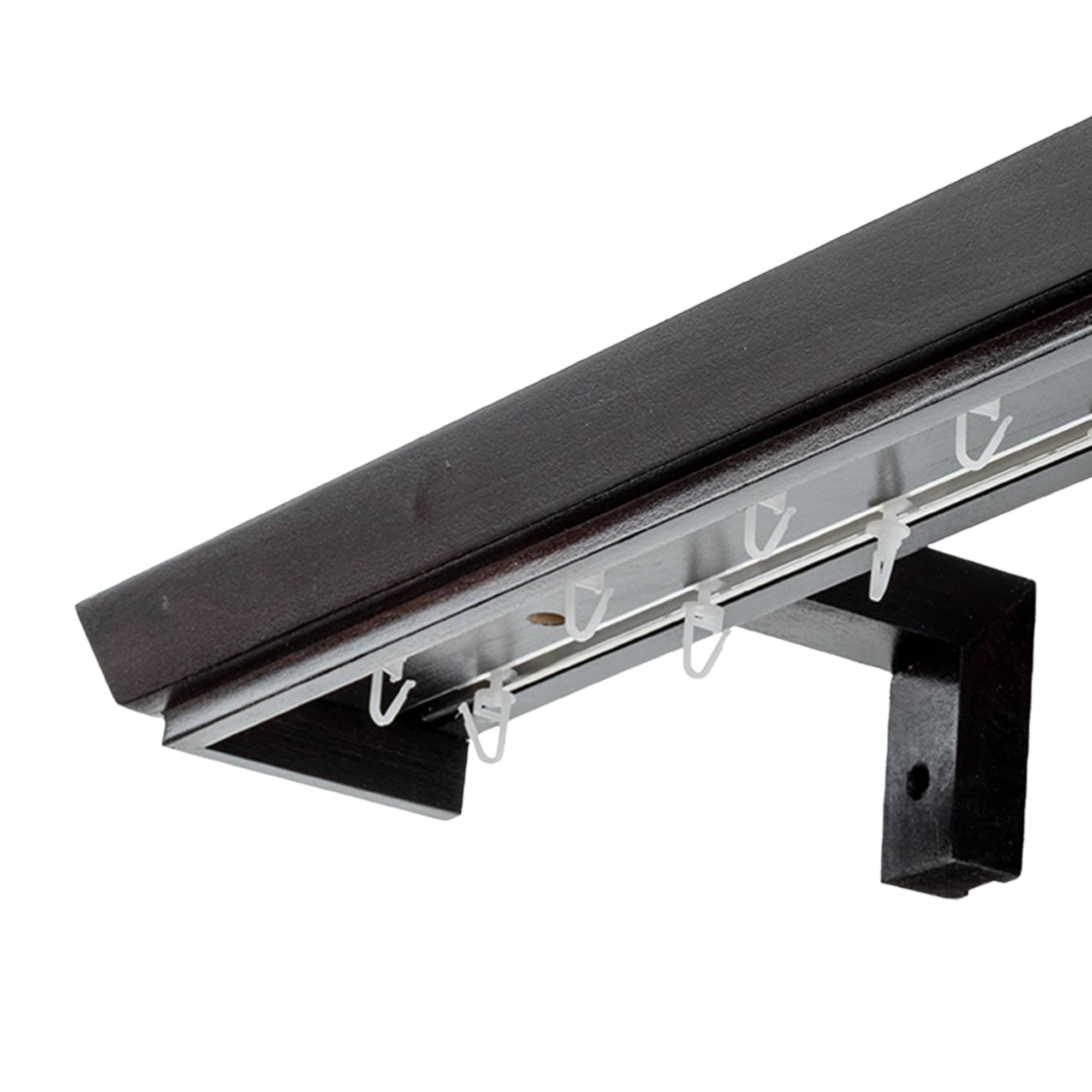 Konik kétsoros fa előlapos sín wenge Konik kétsoros fa előlapos sín Wenge