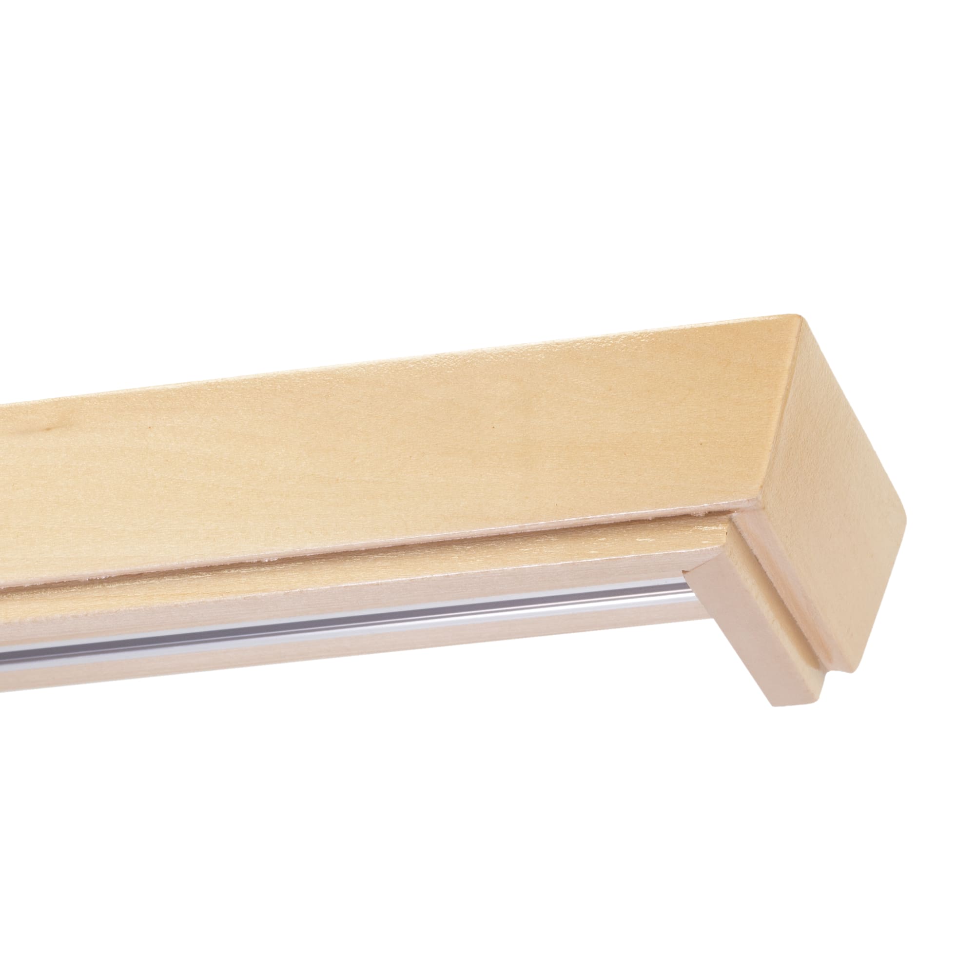 Konik kétsoros fa előlapos sín natur Konik kétsoros fa előlapos sín Natúr