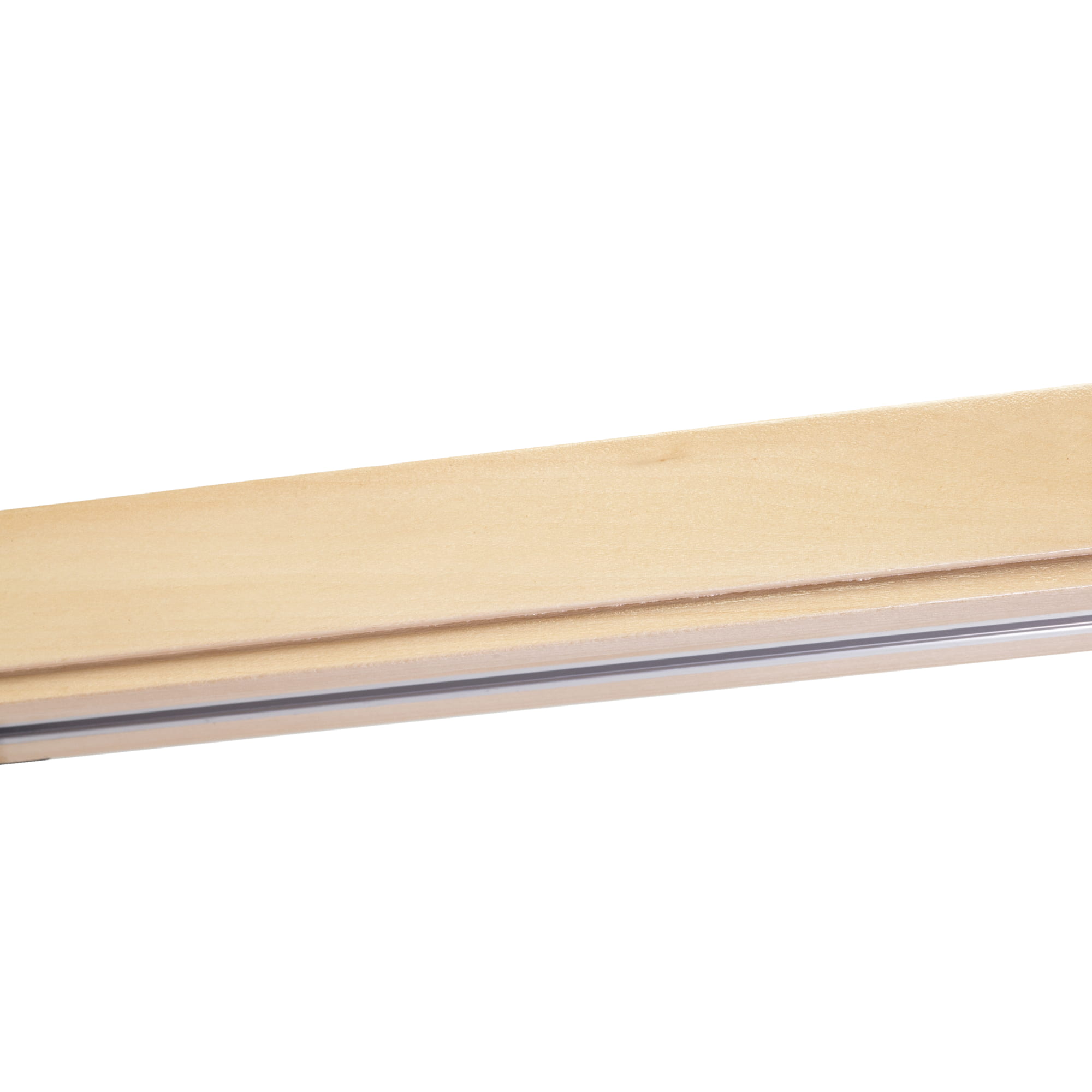 Konik kétsoros fa előlapos sín natur Konik kétsoros fa előlapos sín Natúr