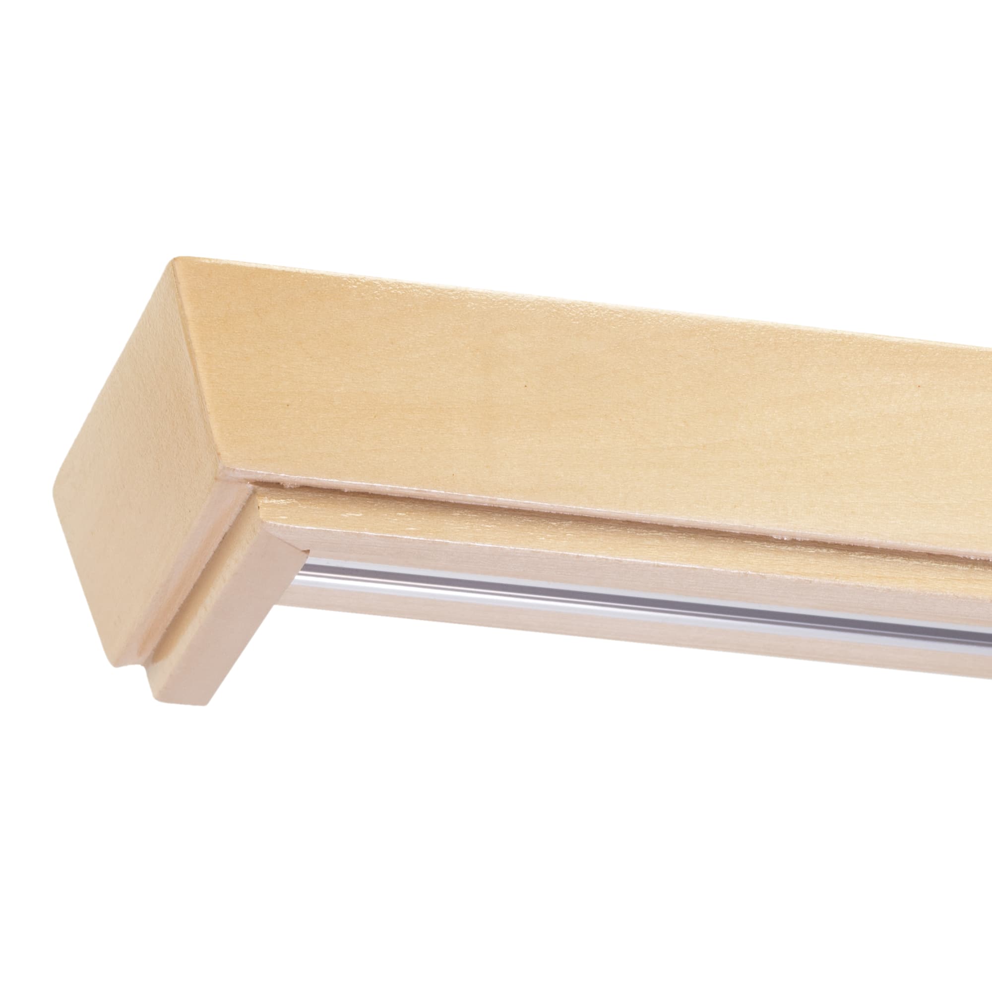 Konik kétsoros fa előlapos sín natur Konik kétsoros fa előlapos sín Natúr