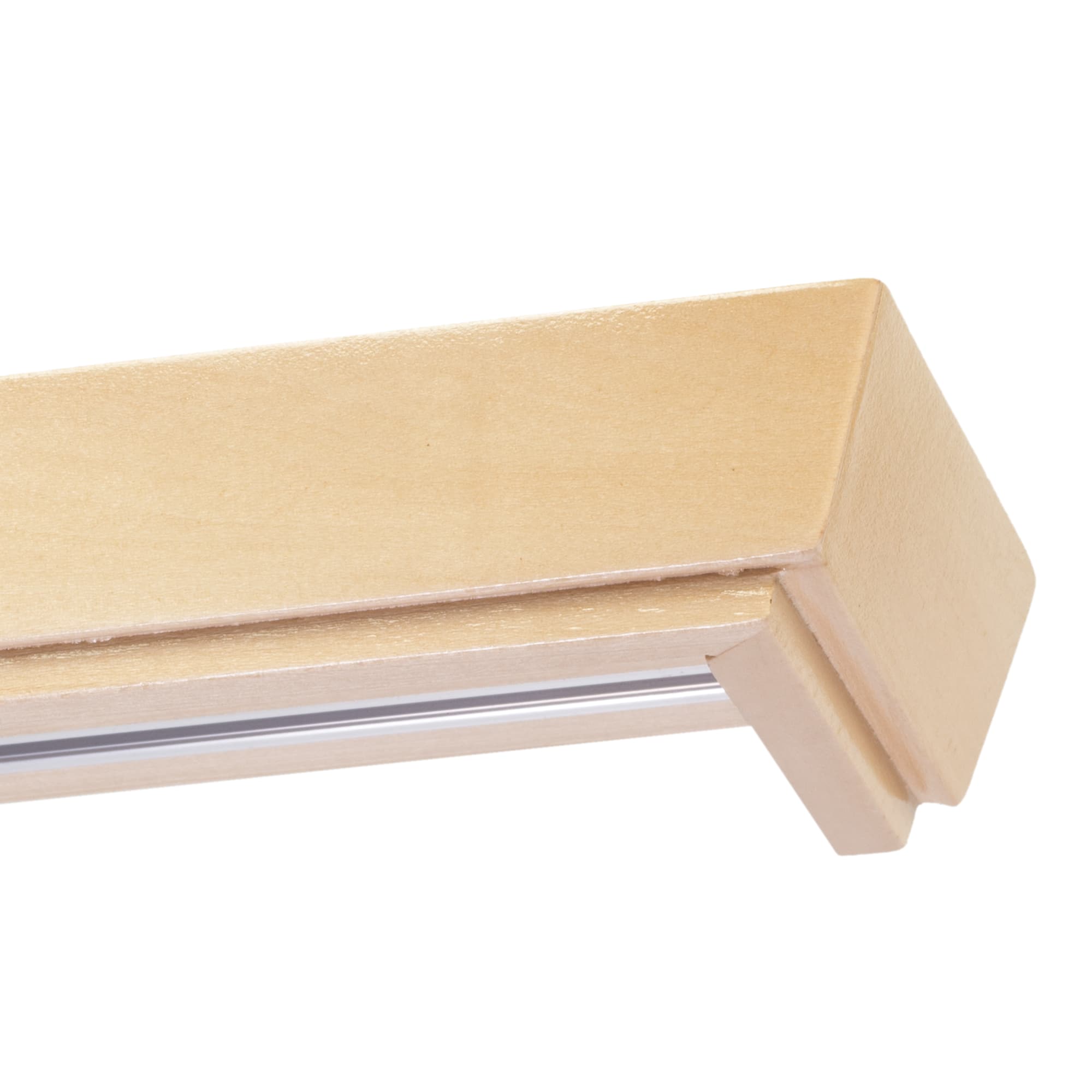 Konik kétsoros fa előlapos sín natur Konik kétsoros fa előlapos sín Natúr