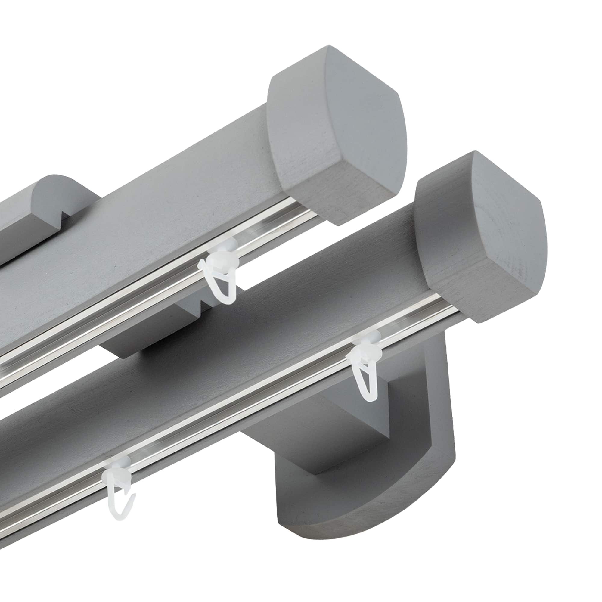 Domino két alumíniumsínes profilkarnis gri_fereastra Domino két alumíniumsínes profilkarnis Gri_fereastra