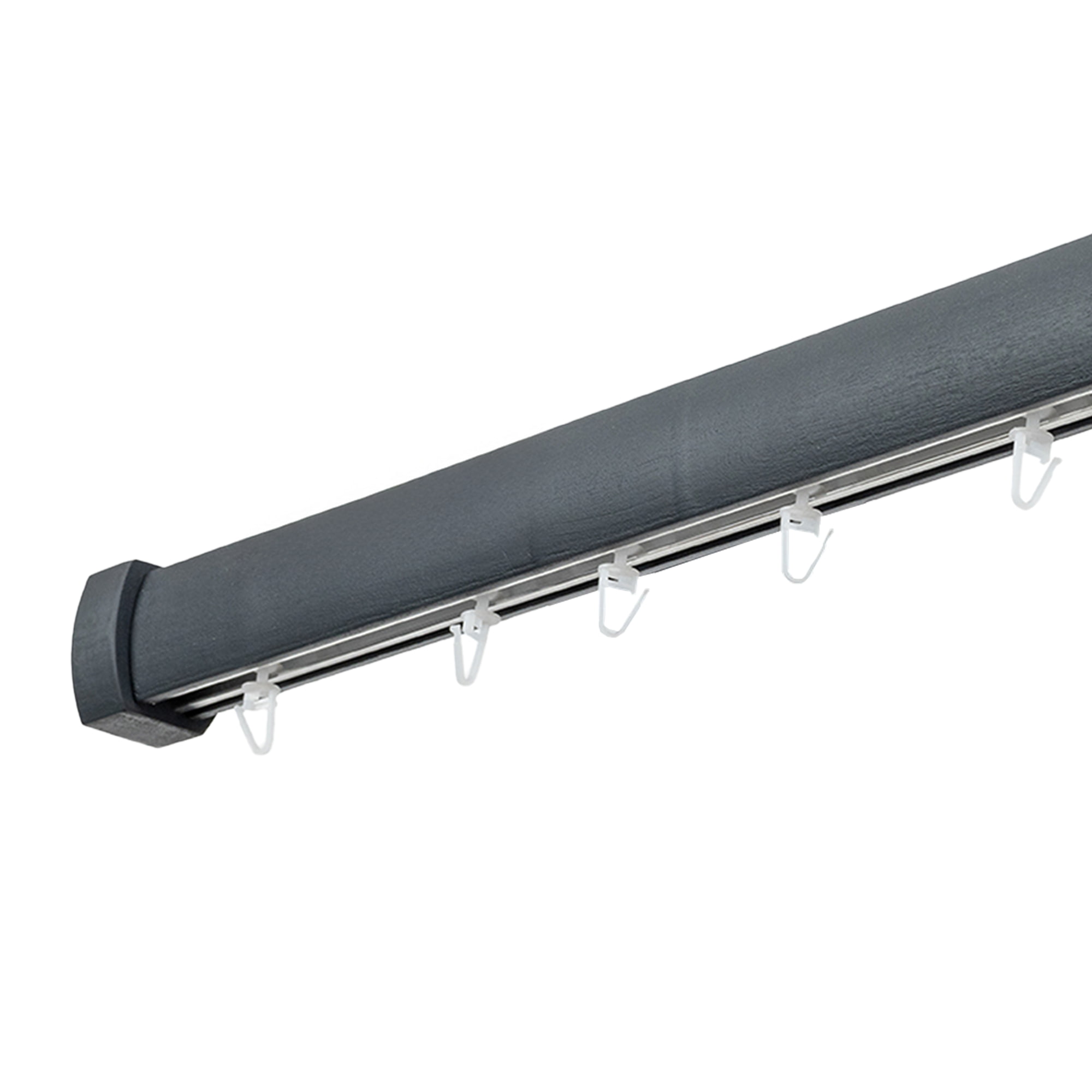 Domino egy alumíniumsínes profilkarnis gri_antracit Domino egy alumíniumsínes profilkarnis Gri_antracit