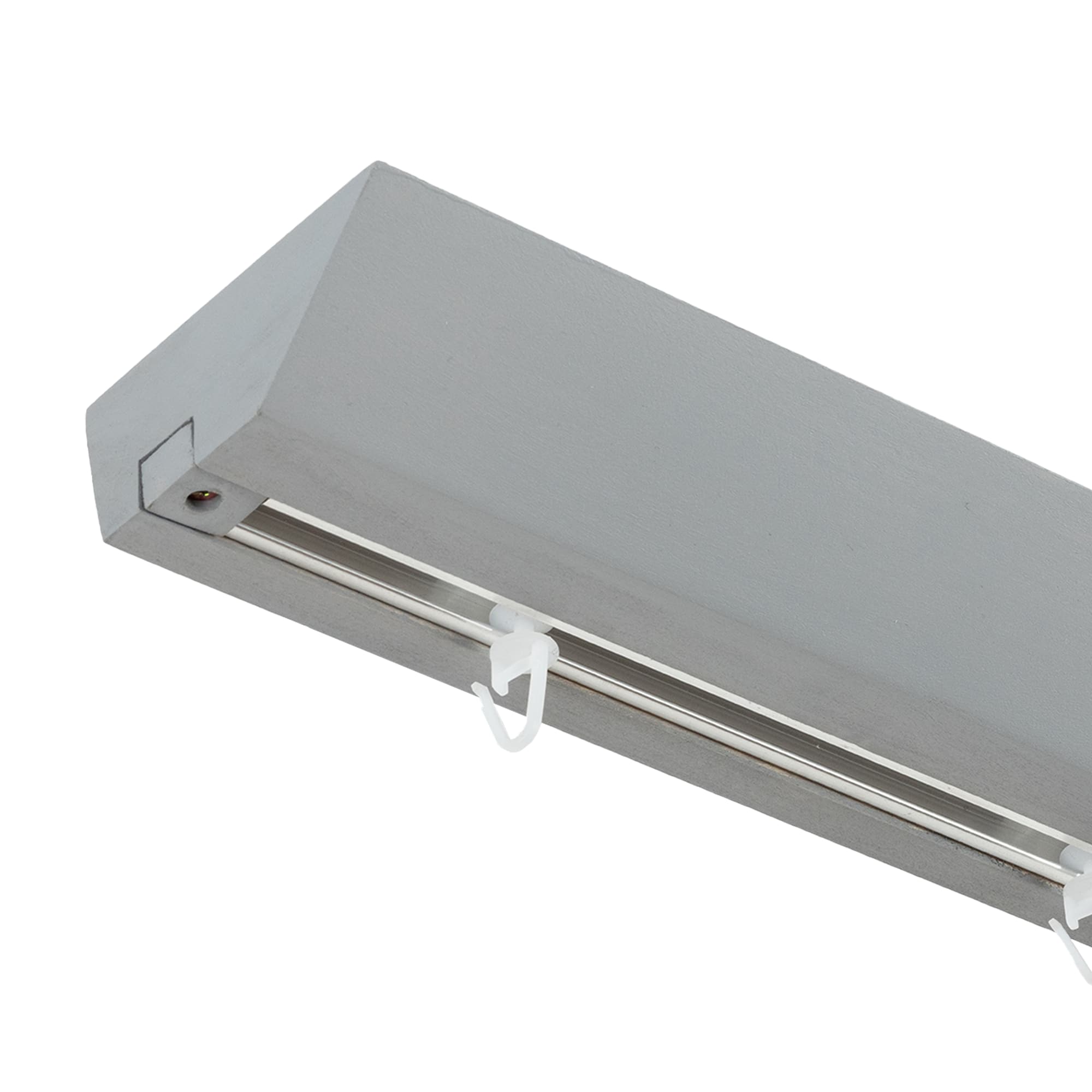 Prémium egysoros fa karnis, falra vagy mennyezetre, alumíniumsínnel Knauern gri_fereastra Prémium egysoros fa karnis, falra vagy mennyezetre, alumíniumsínnel Knauern Gri_fereastra