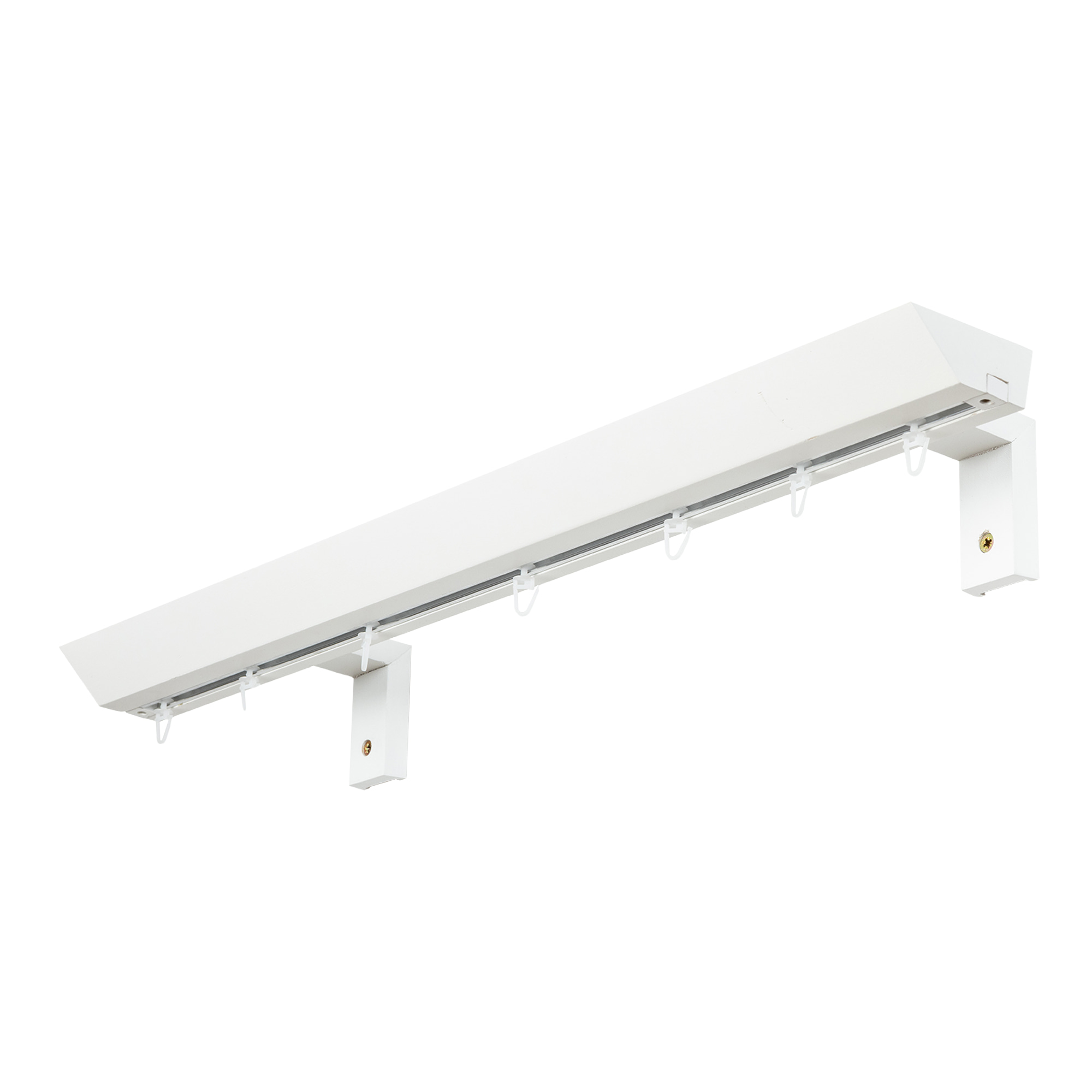 Prémium egysoros fa karnis, falra vagy mennyezetre, alumíniumsínnel Knauern alb Prémium egysoros fa karnis, falra vagy mennyezetre, alumíniumsínnel Knauern Fehér