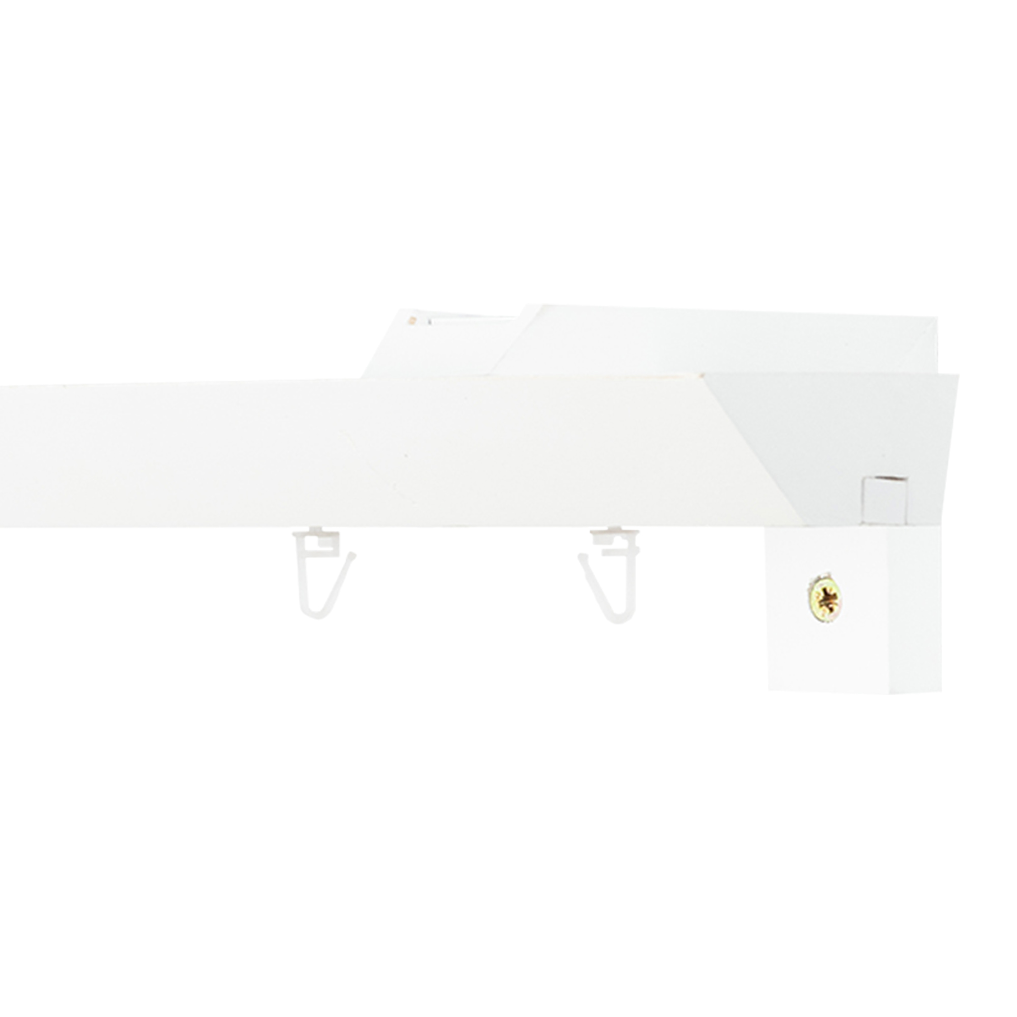 Prémium egysoros fa karnis, falra vagy mennyezetre, alumíniumsínnel Knauern alb Prémium egysoros fa karnis, falra vagy mennyezetre, alumíniumsínnel Knauern Fehér