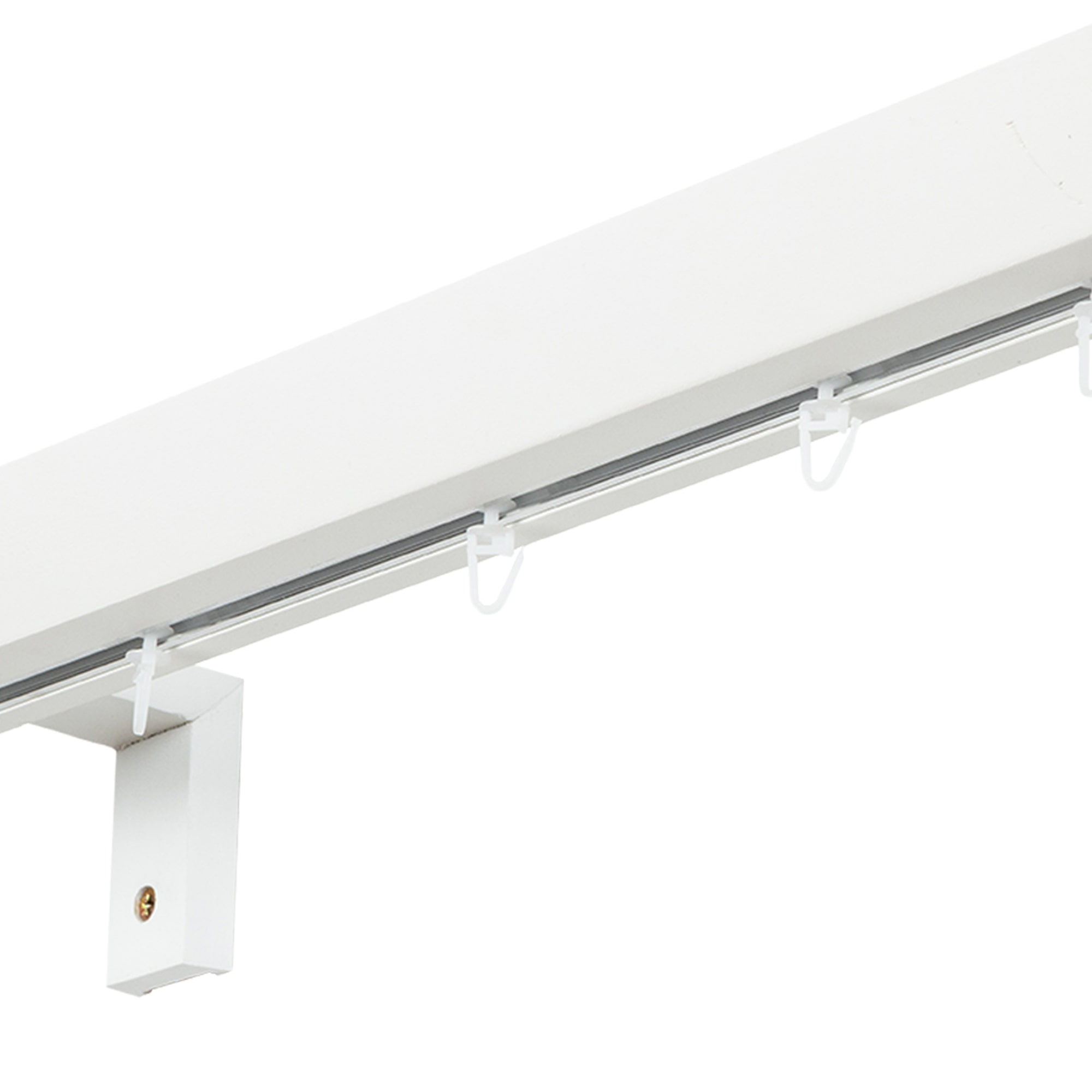 Prémium egysoros fa karnis, falra vagy mennyezetre, alumíniumsínnel Knauern alb Prémium egysoros fa karnis, falra vagy mennyezetre, alumíniumsínnel Knauern Fehér