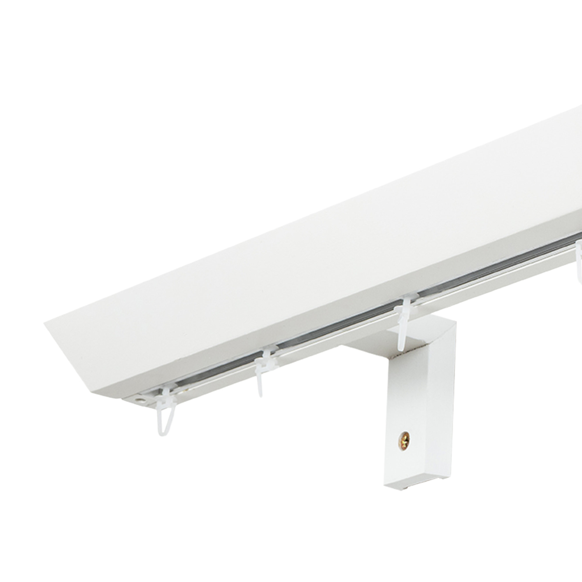 Prémium egysoros fa karnis, falra vagy mennyezetre, alumíniumsínnel Knauern alb Prémium egysoros fa karnis, falra vagy mennyezetre, alumíniumsínnel Knauern Fehér