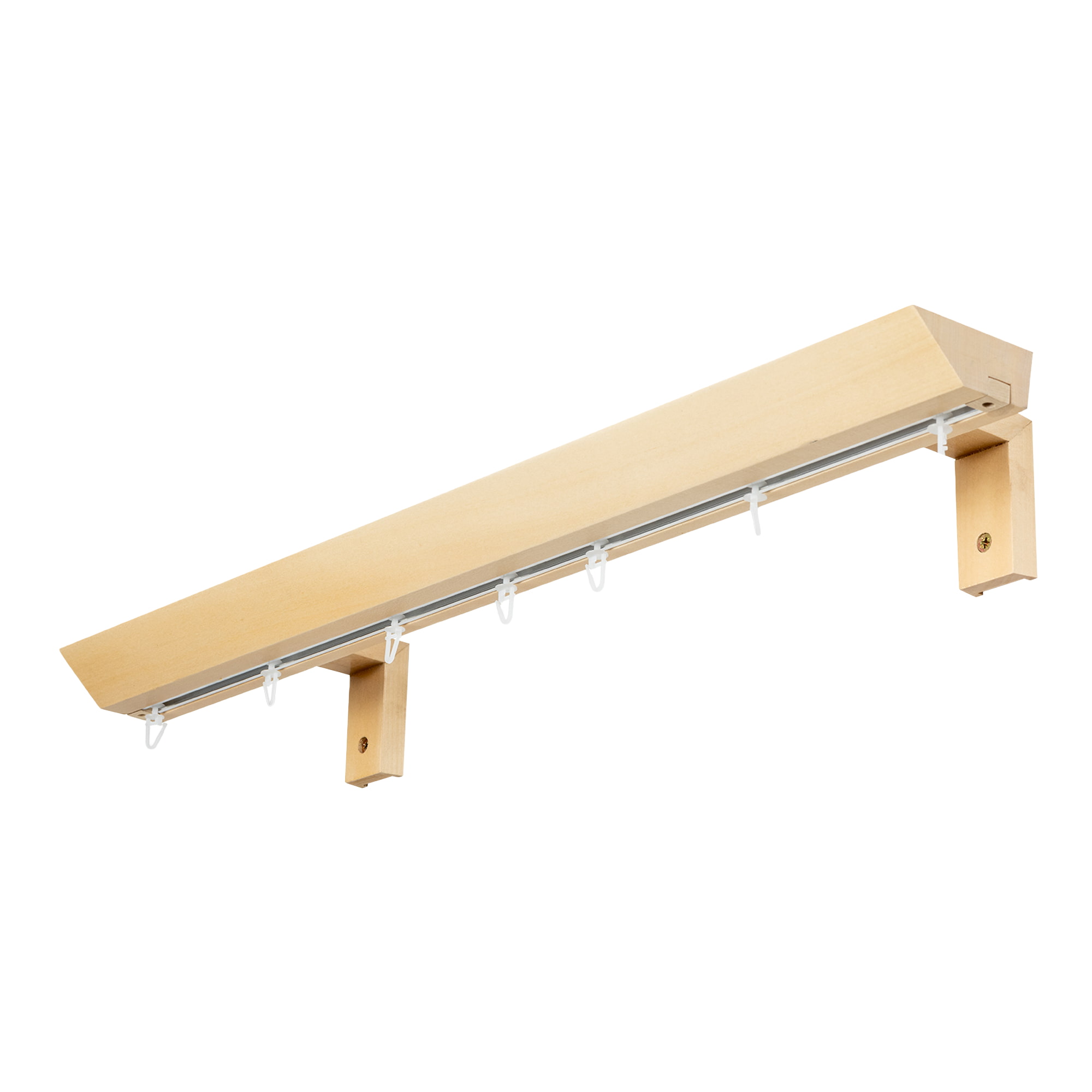 Prémium egysoros fa karnis, falra vagy mennyezetre, alumíniumsínnel Knauern natur Prémium egysoros fa karnis, falra vagy mennyezetre, alumíniumsínnel Knauern Natúr