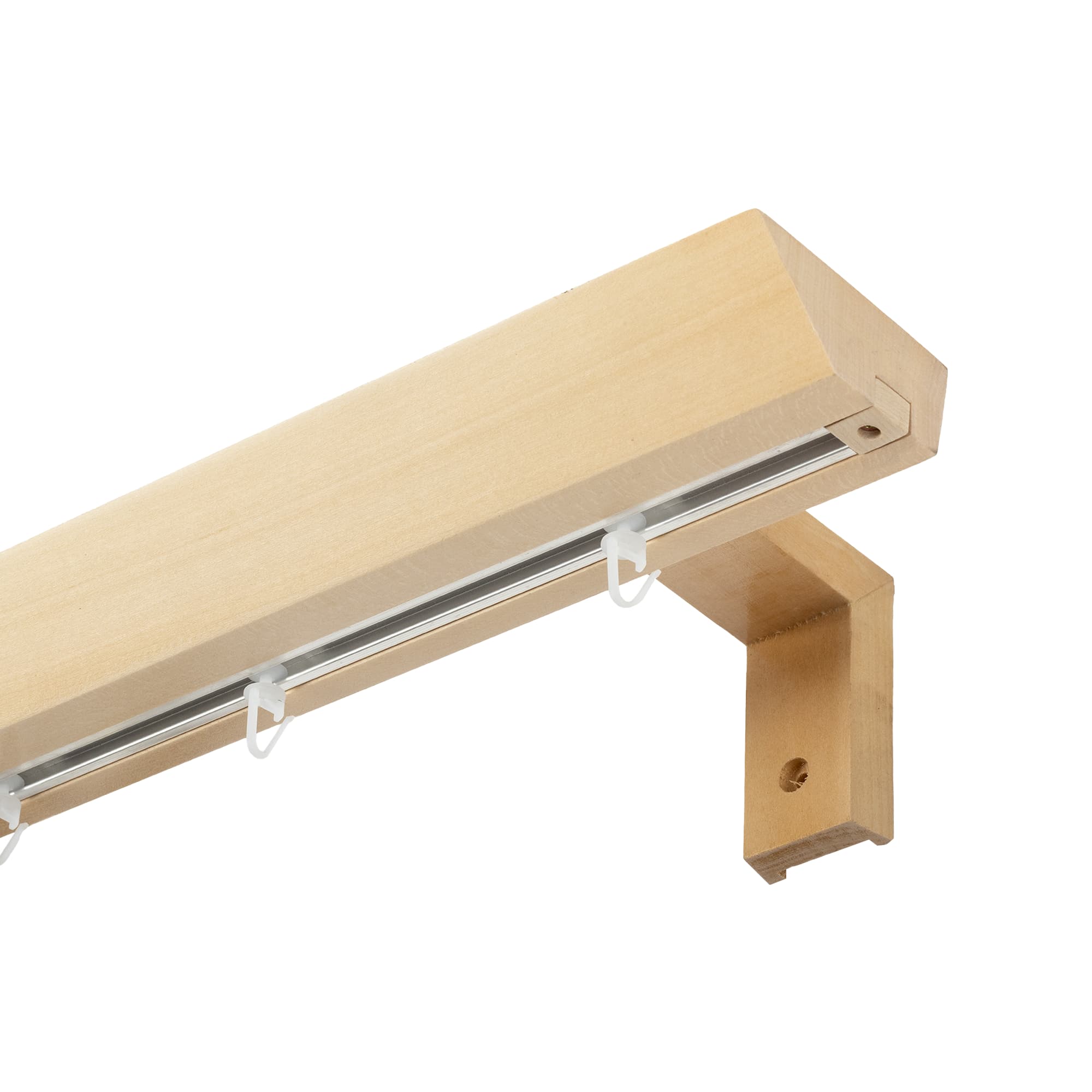 Prémium egysoros fa karnis, falra vagy mennyezetre, alumíniumsínnel Knauern natur Prémium egysoros fa karnis, falra vagy mennyezetre, alumíniumsínnel Knauern Natúr