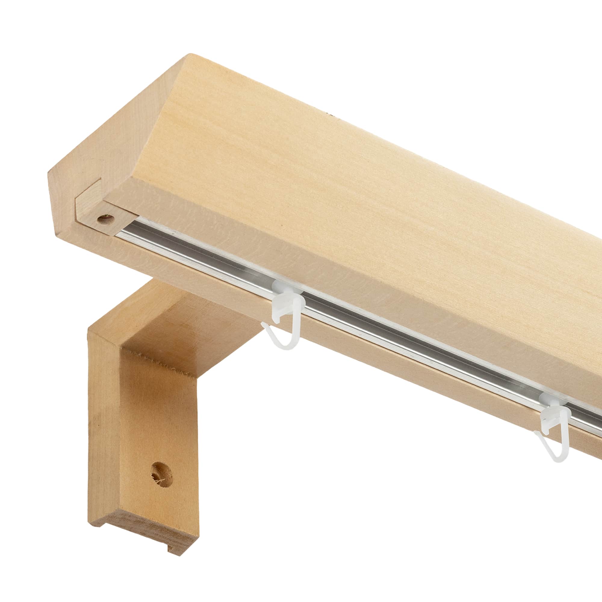 Prémium egysoros fa karnis, falra vagy mennyezetre, alumíniumsínnel Knauern natur Prémium egysoros fa karnis, falra vagy mennyezetre, alumíniumsínnel Knauern Natúr