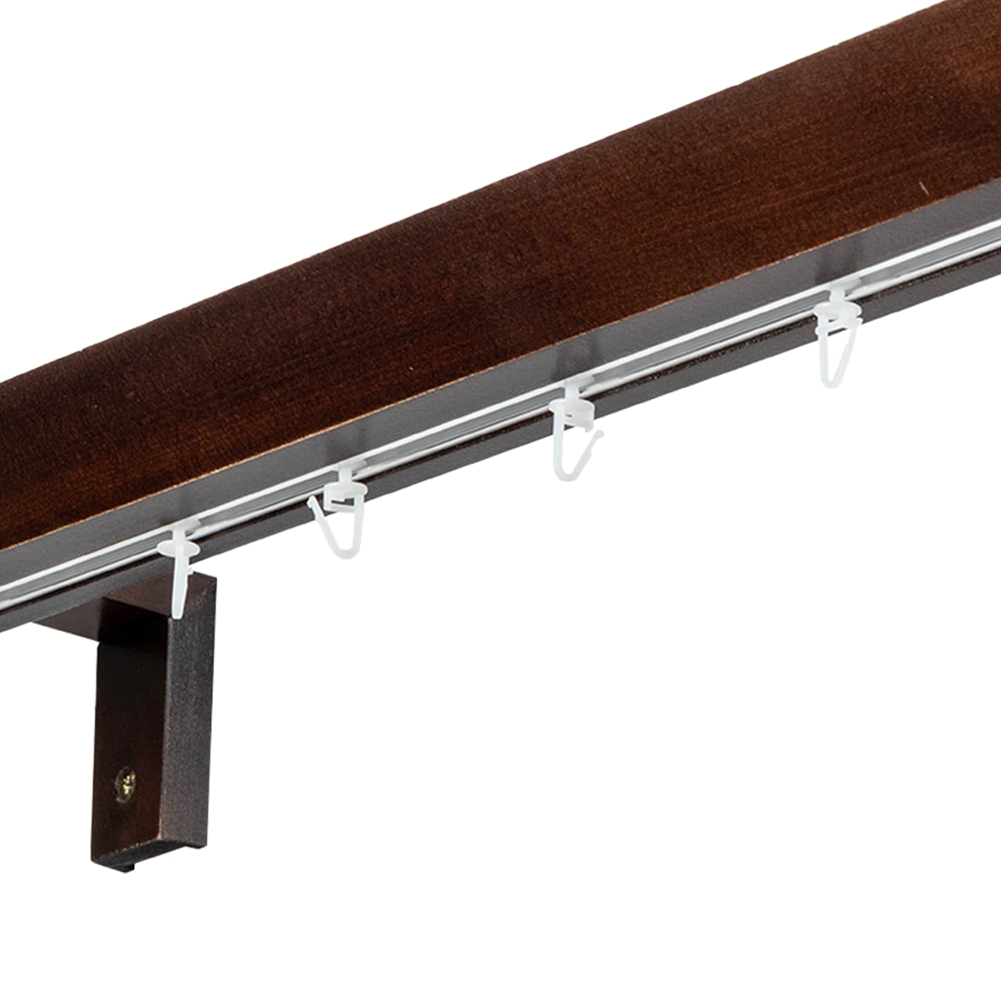 Prémium egysoros fa karnis, falra vagy mennyezetre, alumíniumsínnel Knauern nuc Prémium egysoros fa karnis, falra vagy mennyezetre, alumíniumsínnel Knauern Dió