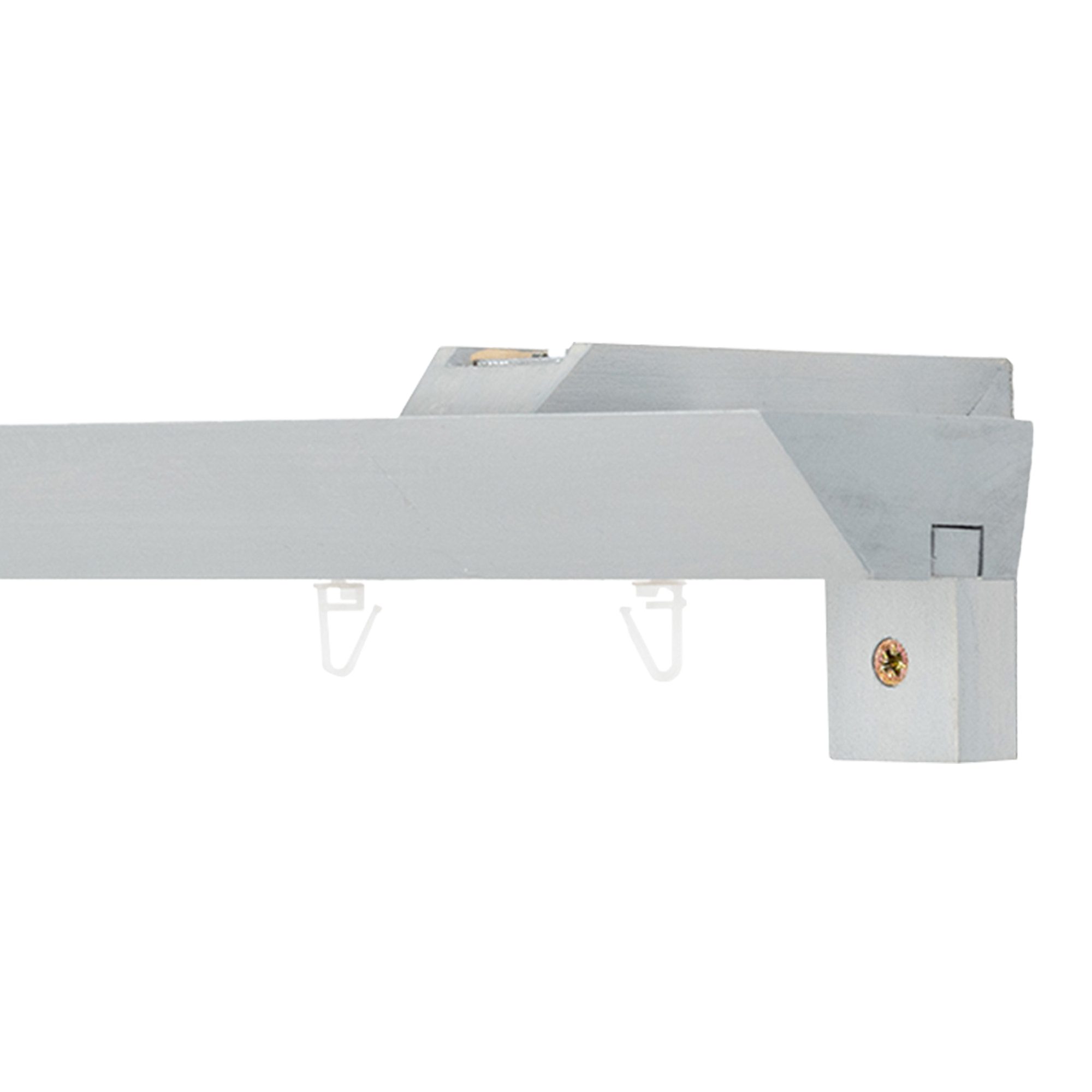 Prémium egysoros fa karnis, falra vagy mennyezetre, alumíniumsínnel Knauern gri_fereastra Prémium egysoros fa karnis, falra vagy mennyezetre, alumíniumsínnel Knauern Gri_fereastra