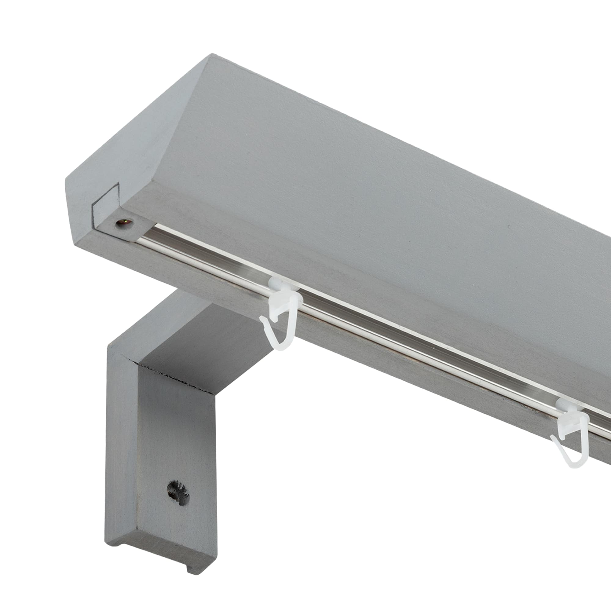 Prémium egysoros fa karnis, falra vagy mennyezetre, alumíniumsínnel Knauern gri_fereastra Prémium egysoros fa karnis, falra vagy mennyezetre, alumíniumsínnel Knauern Gri_fereastra