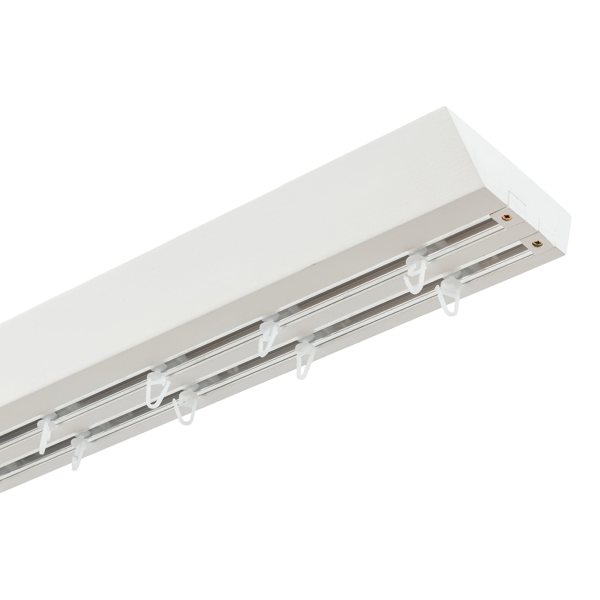 Prémium kétsoros fa karnis, falra vagy mennyezetre, alumíniumsínnel Knauern alb Prémium kétsoros fa karnis, falra vagy mennyezetre, alumíniumsínnel Knauern Fehér