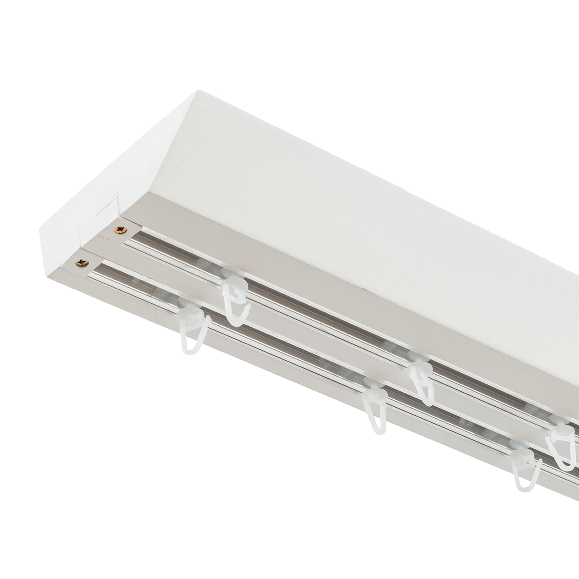 Prémium kétsoros fa karnis, falra vagy mennyezetre, alumíniumsínnel Knauern alb Prémium kétsoros fa karnis, falra vagy mennyezetre, alumíniumsínnel Knauern Fehér